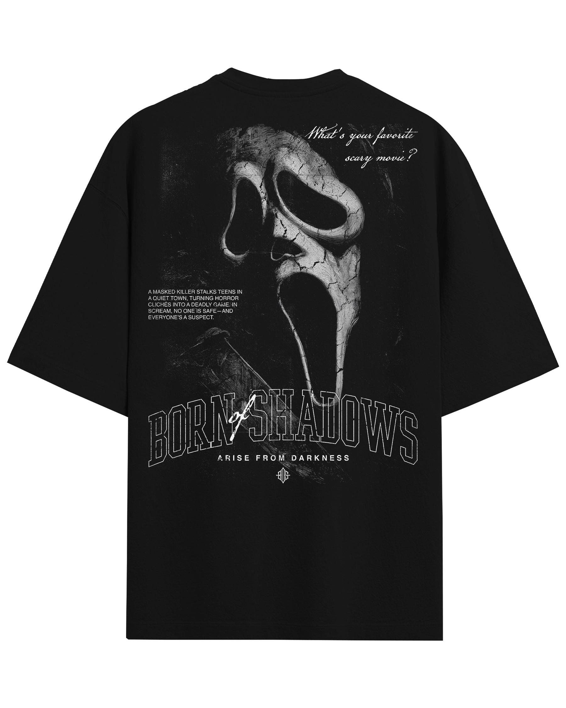 Halloween 'Scream' Oversized T-Shirt