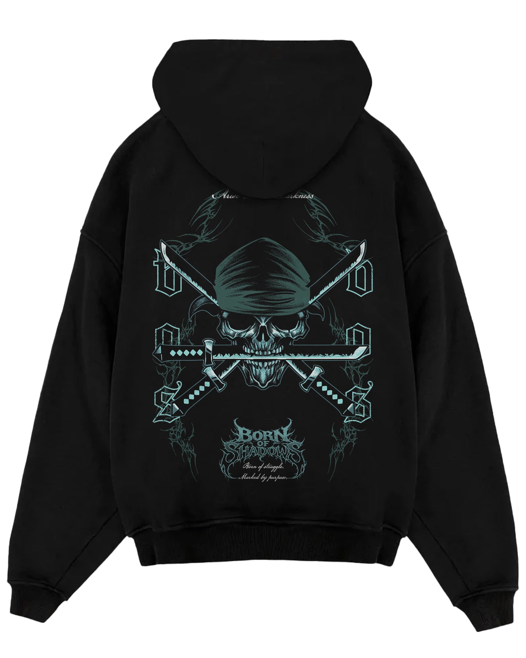 [Limited Edition] 'One Piece: Zoro's Skull' Oversized Hoodie