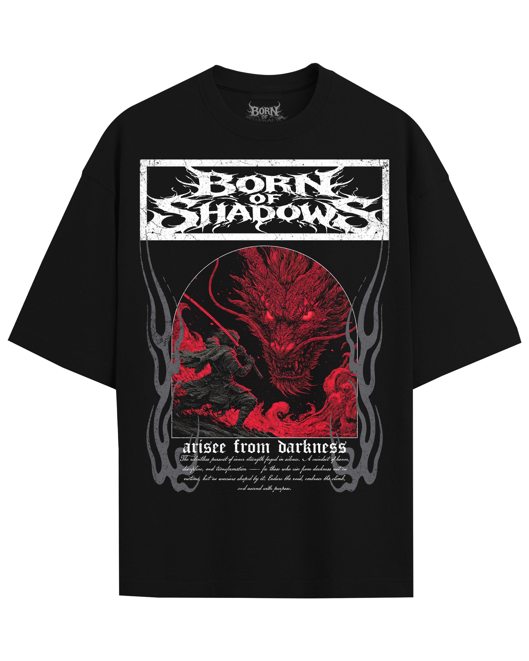 'Japanese: Crimson Ryū' Front T-Shirt