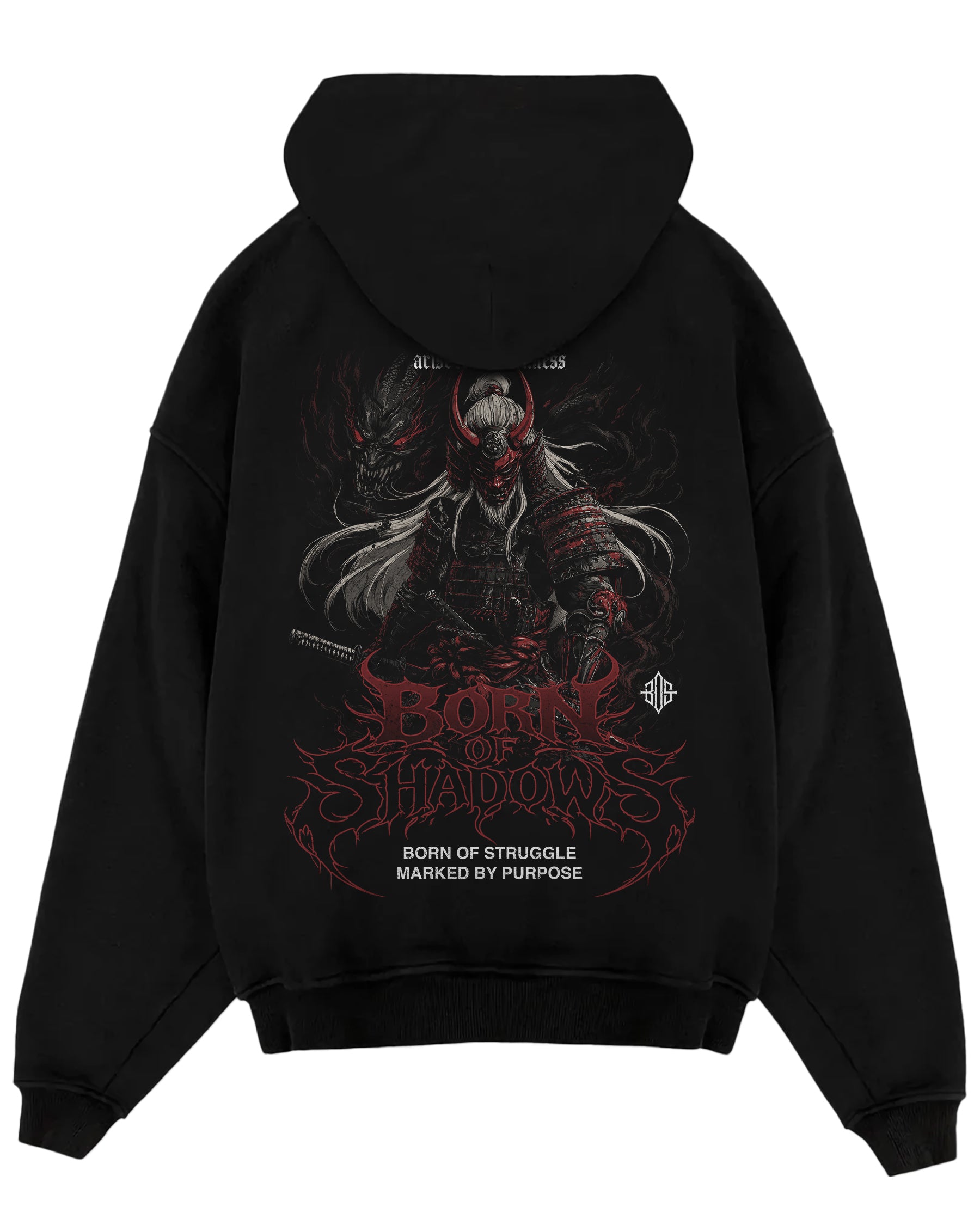 'Japanese: The Dark Ascendant' Oversized Hoodie