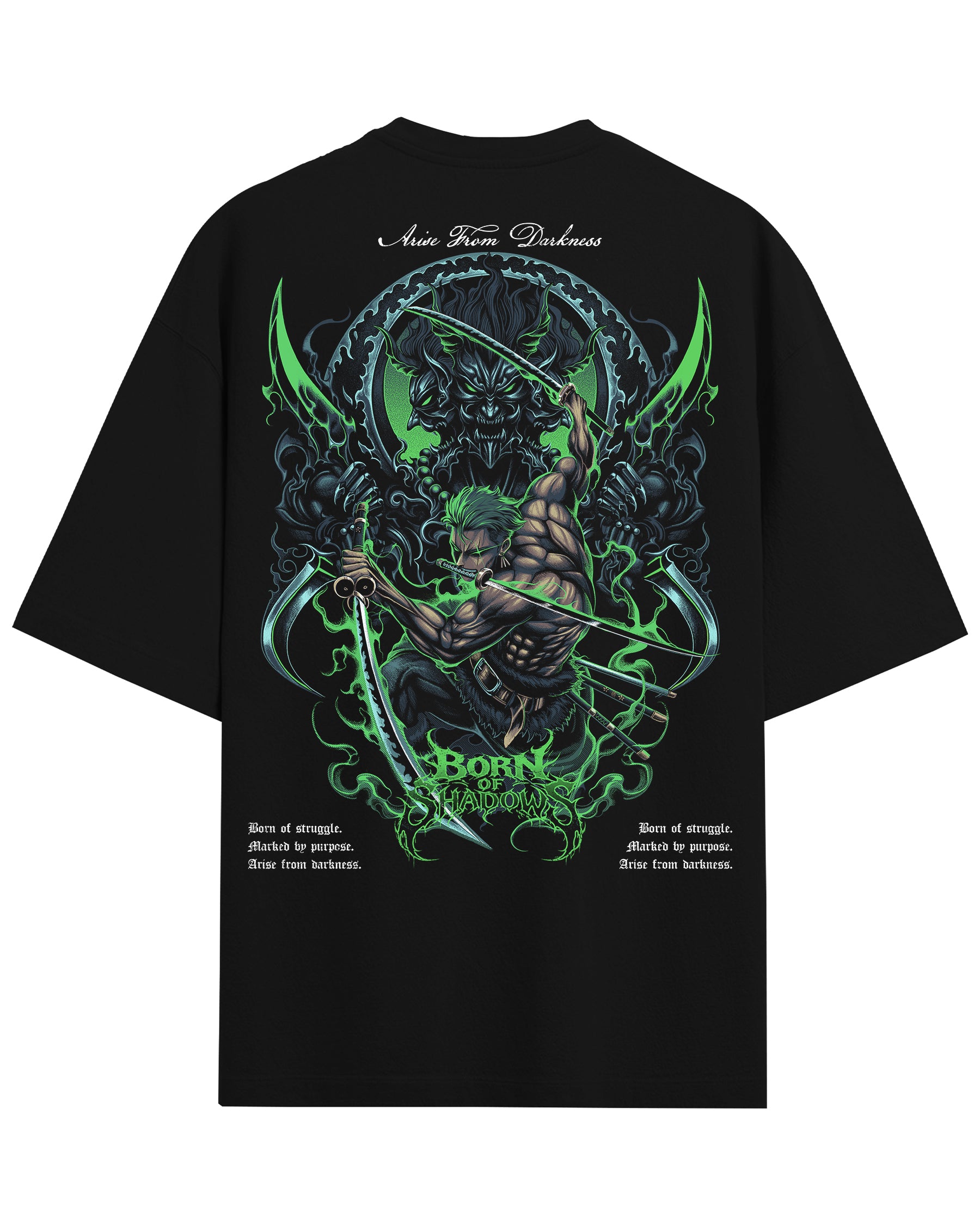 [Limited Edition] 'One Piece: Roronoa Zoro' Back T-Shirt