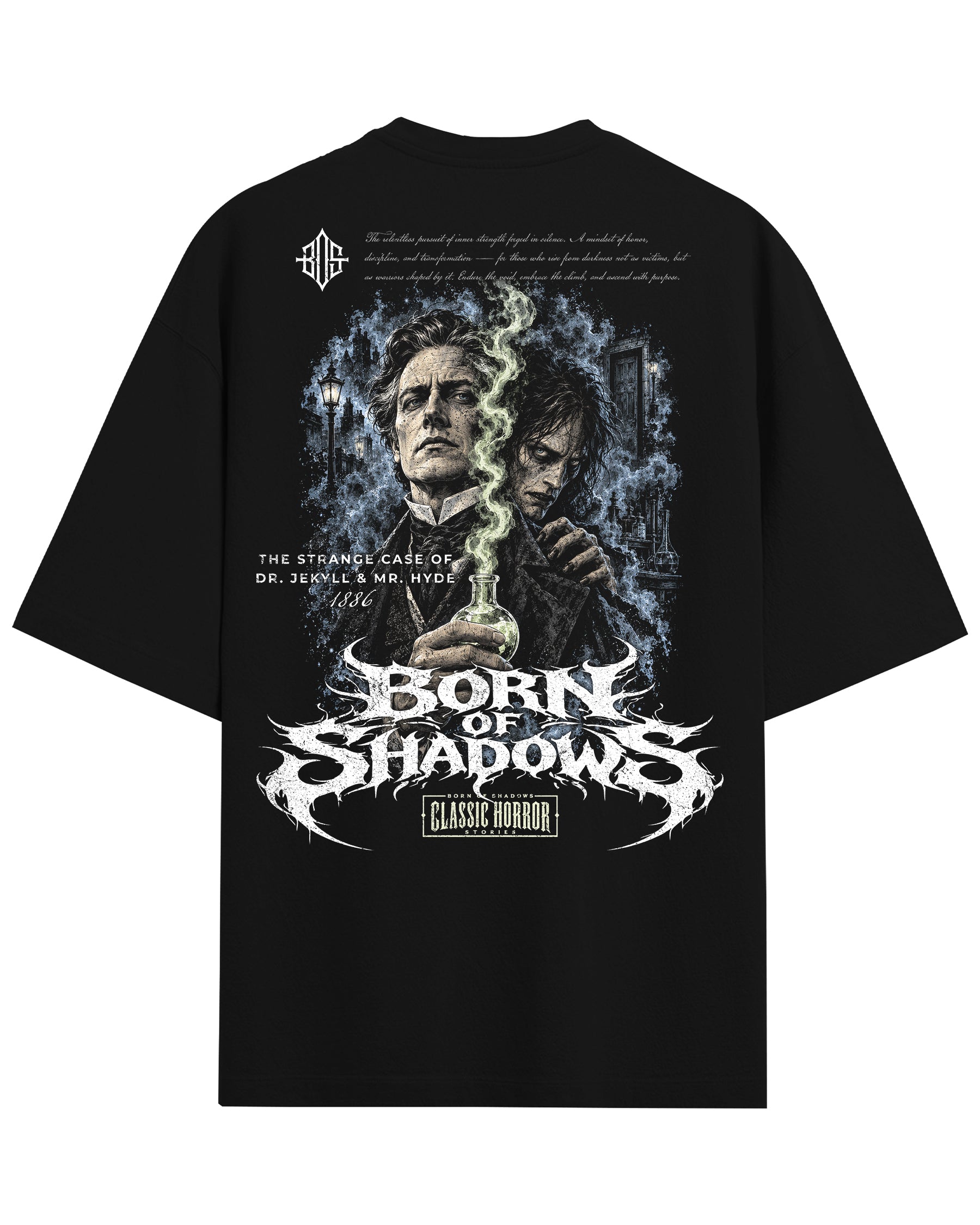 'Halloween: The strange case of Dr. Jekyll and Mr. Hyde 1886' Back T-Shirt