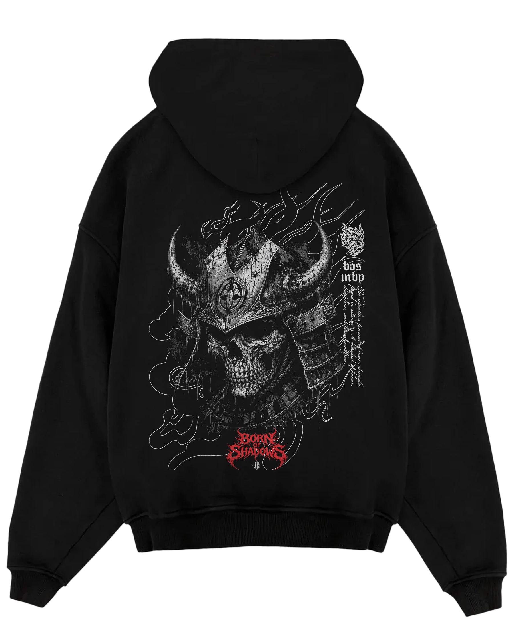 'Japanese: Hollow Samurai' Oversized Hoodie
