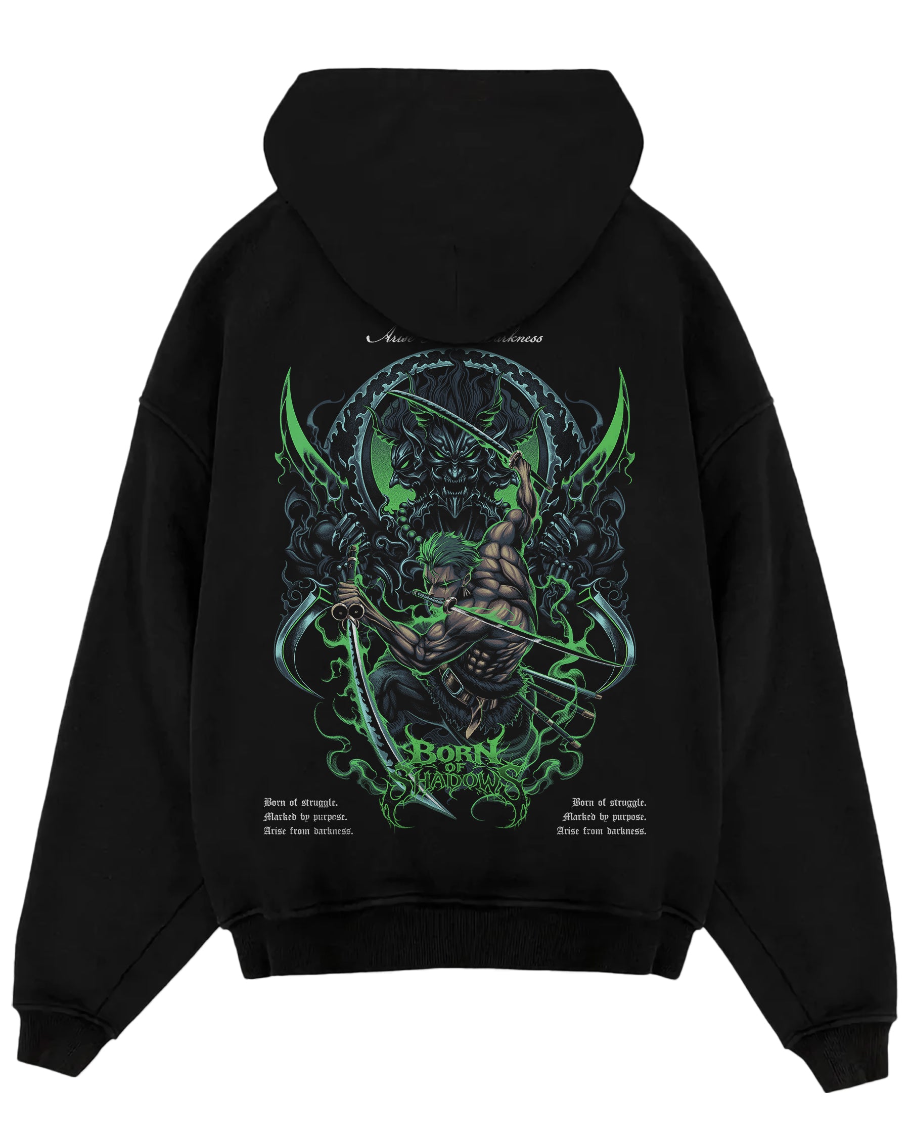 [Limited Edition] 'One Piece: Roronoa Zoro' Oversized Hoodie