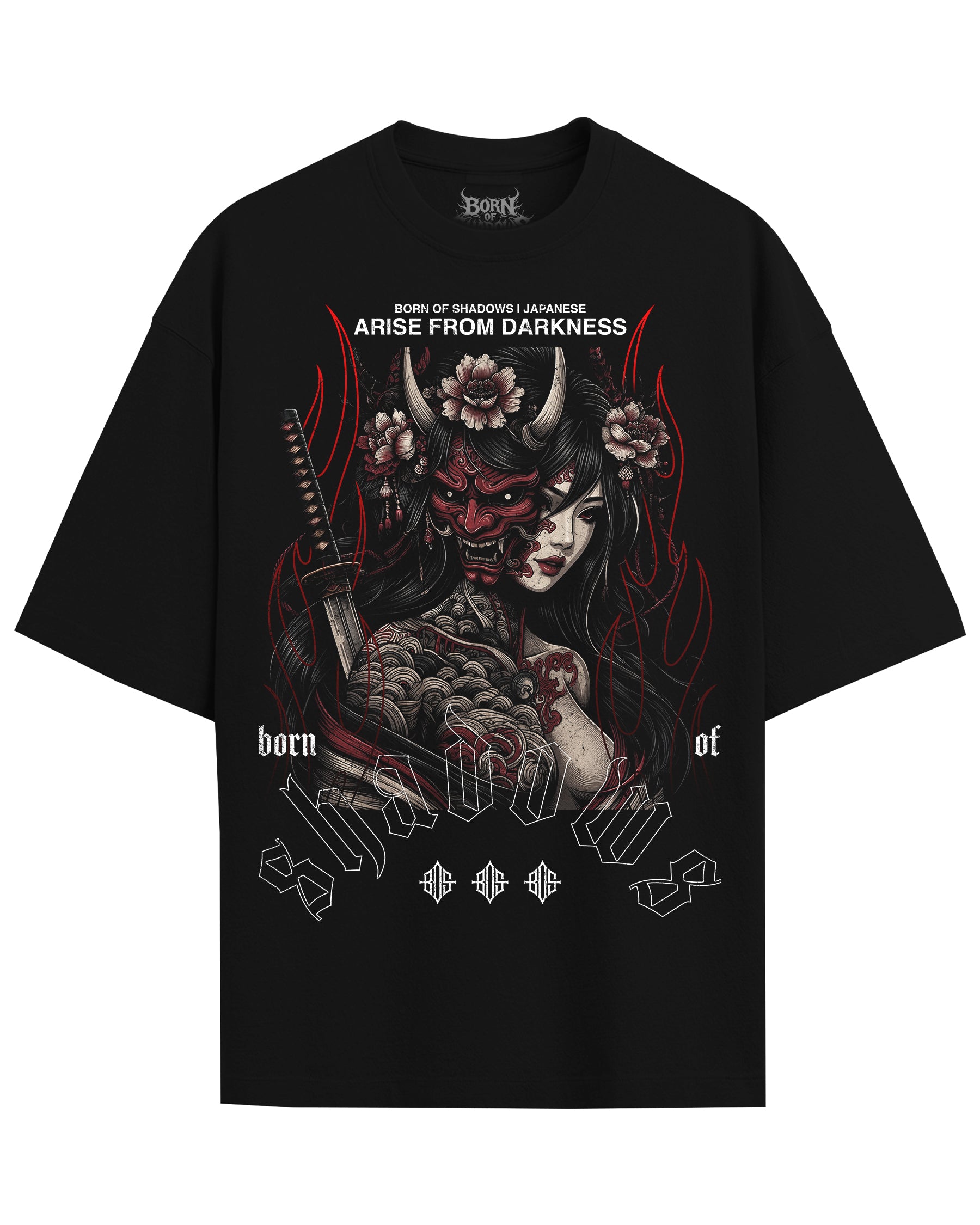 'Japanese: Scarlet Hannya' Front T-Shirt