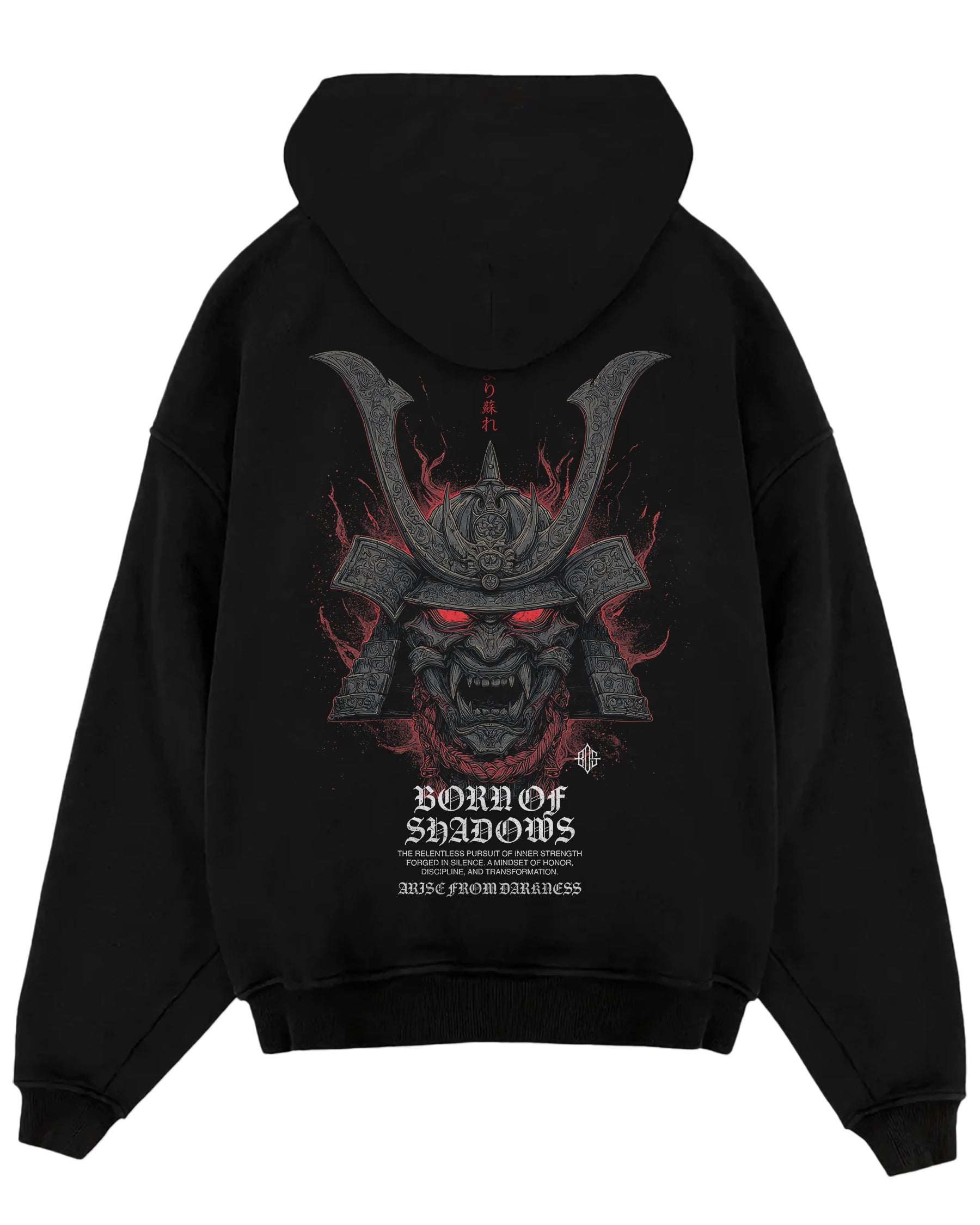 'Japanese: Shadow Shogun' Oversized Hoodie