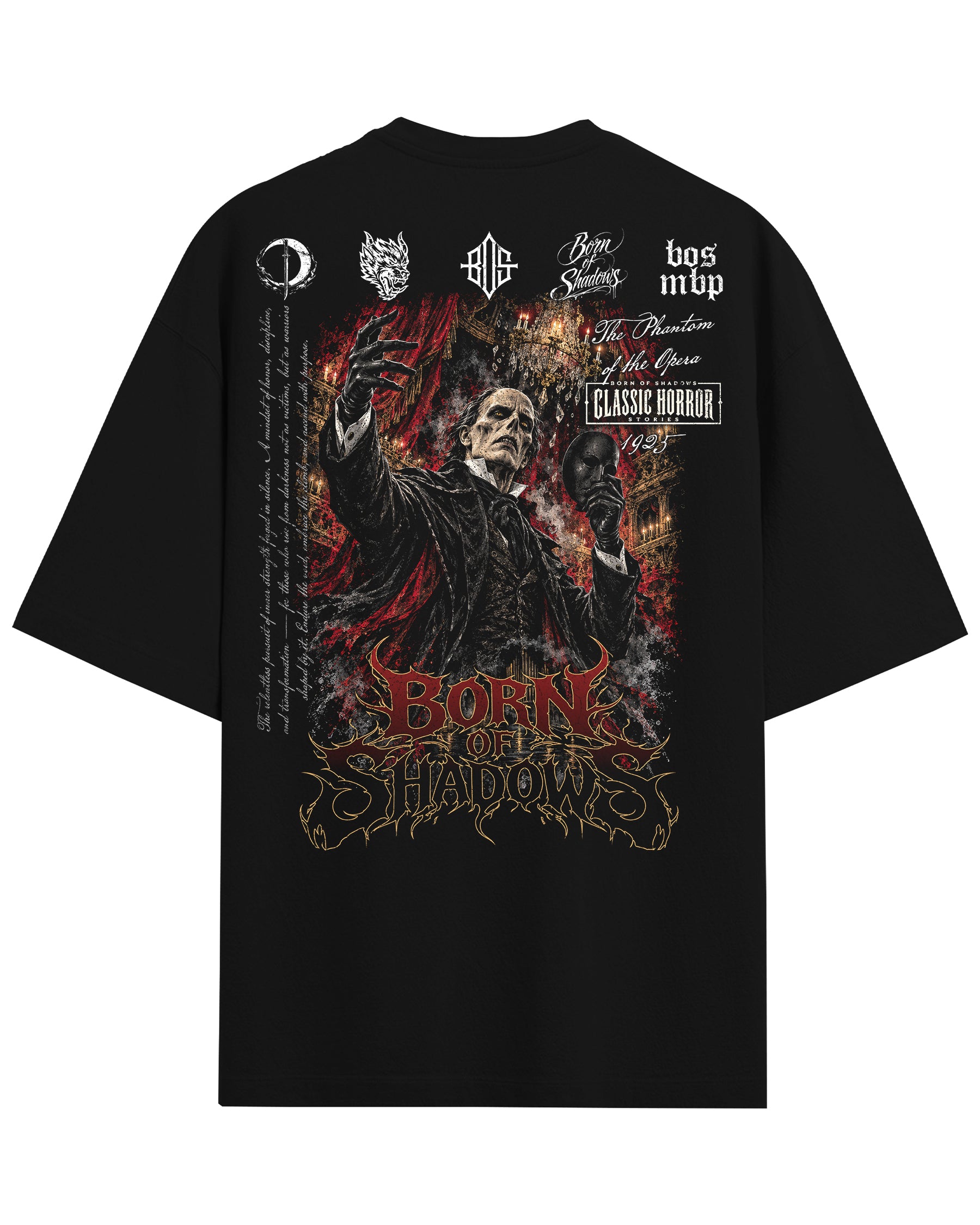 'Halloween: The Phantom of the Opera 1925' Back T-Shirt