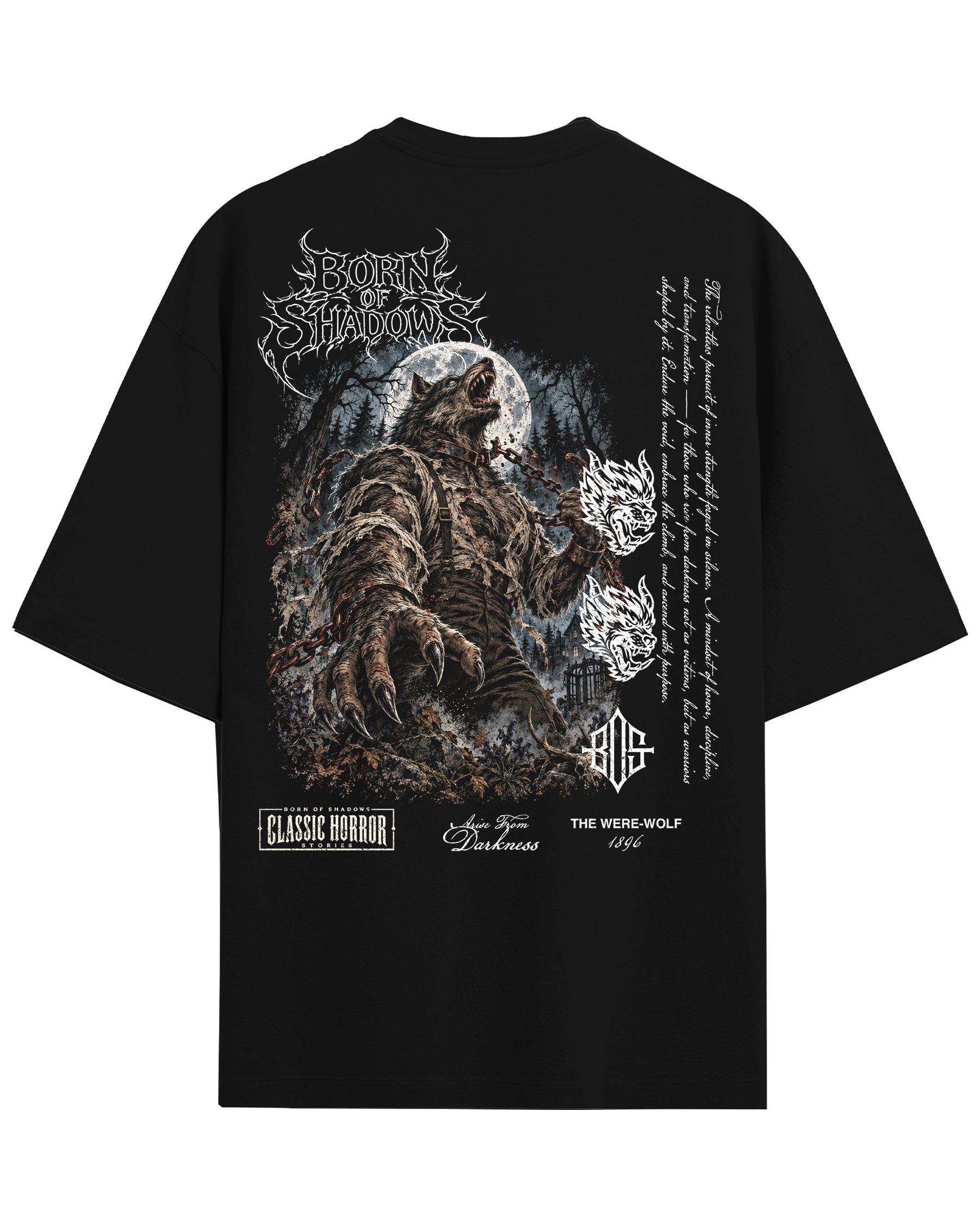 'Halloween: The Were-Wolf 1896' Back T-Shirt
