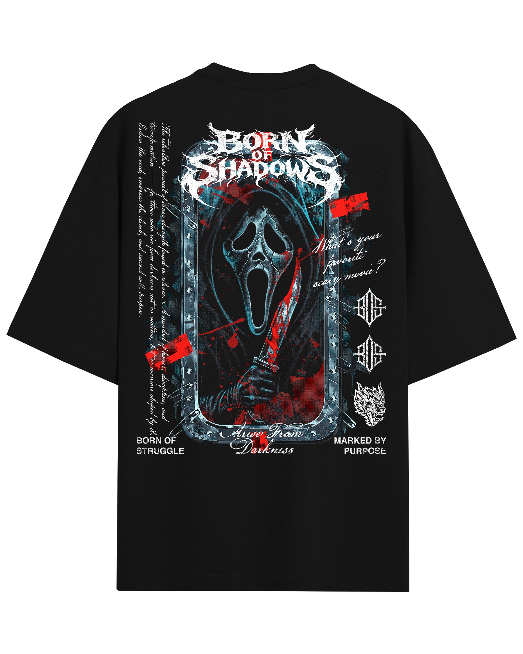 [Limited Edition] 'Halloween: The Woodsboro Killer' Back T-Shirt