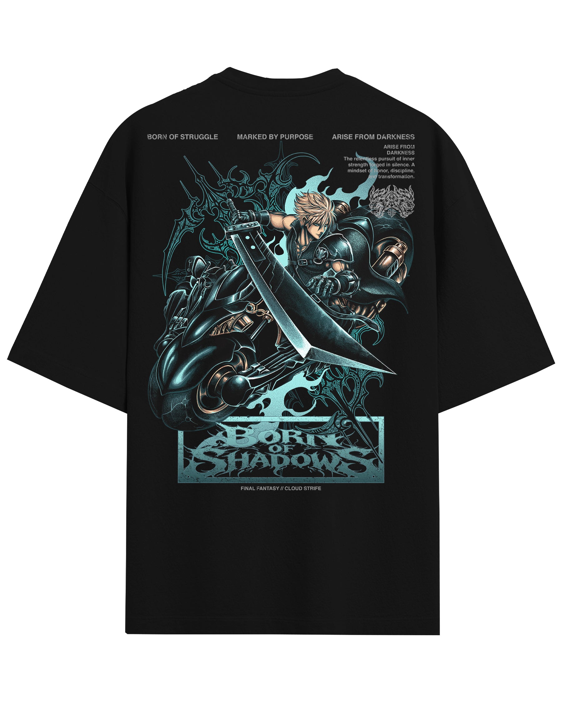 [Limited Edition] 'Final Fantasy: Cloud Strife' Back T-Shirt