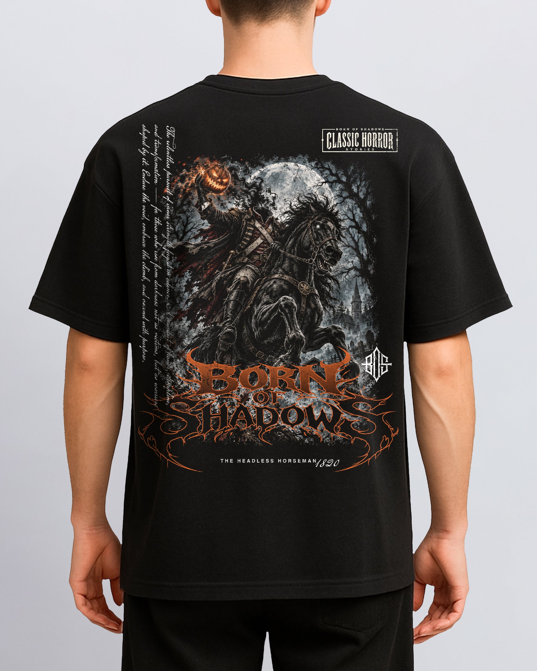 'Halloween: The Headless Horseman 1820' Back T-Shirt