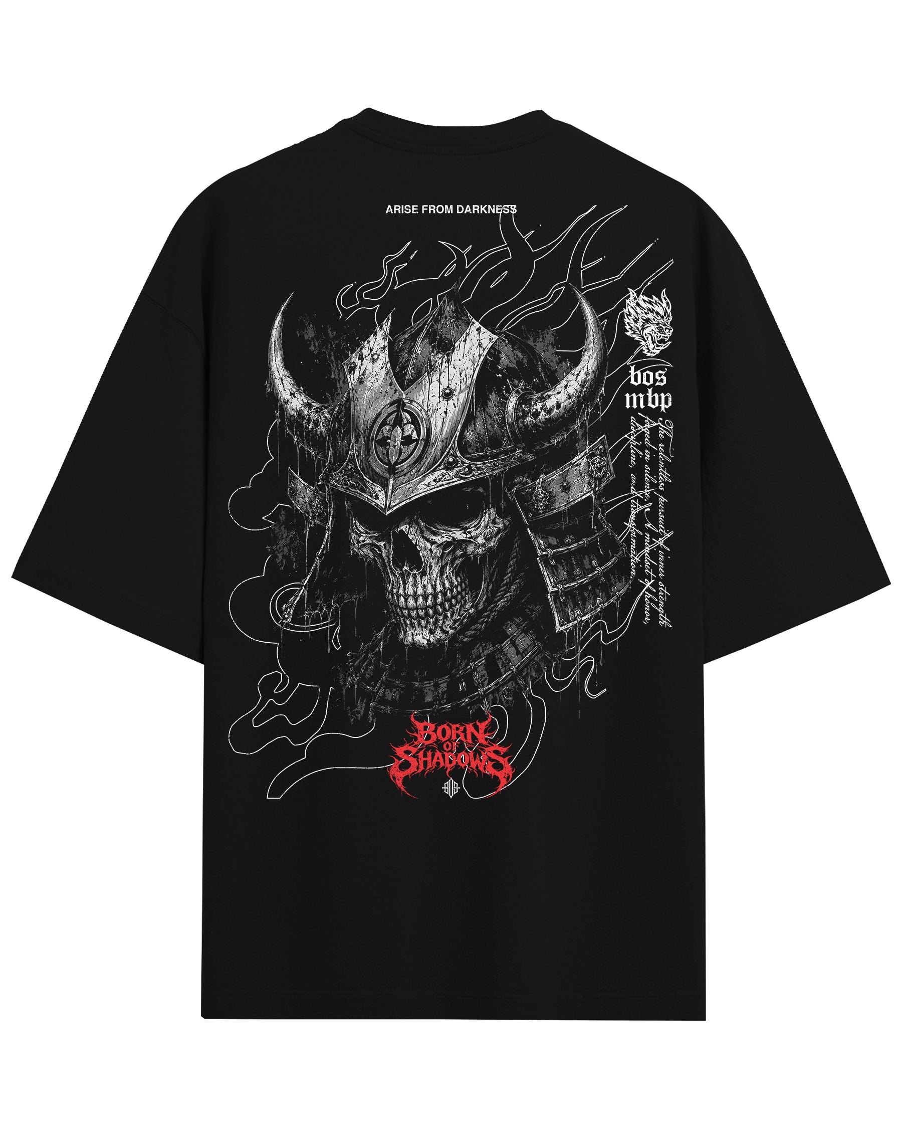 'Japanese: Hollow Samurai' Back T-Shirt