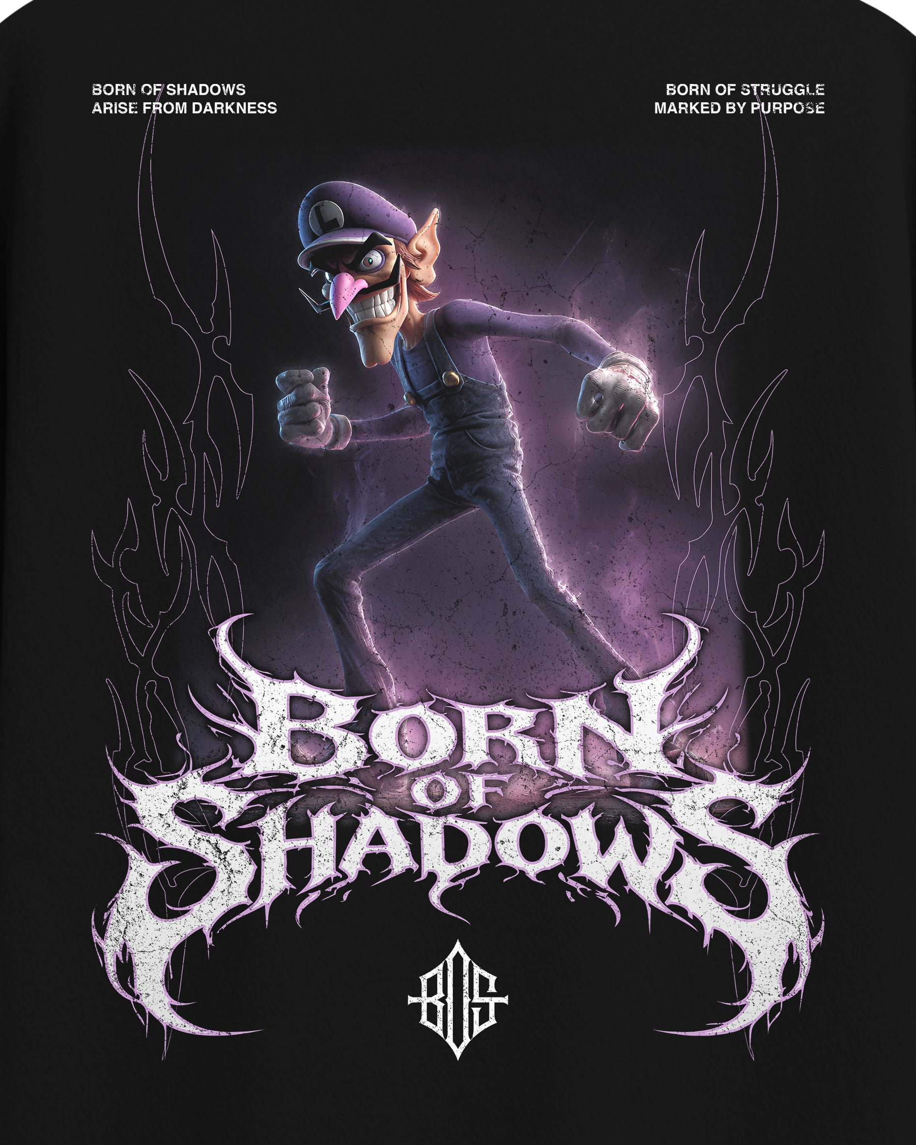 [Limited Edition] 'Mario Bros: Waluigi' Back T-Shirt