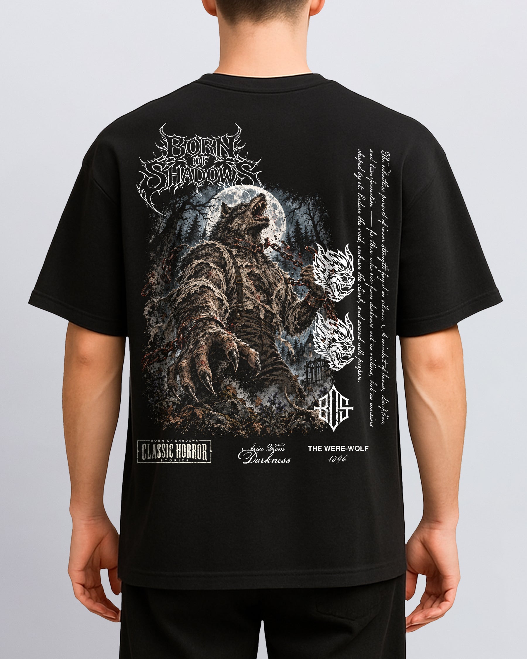 'Halloween: The Were-Wolf 1896' Back T-Shirt