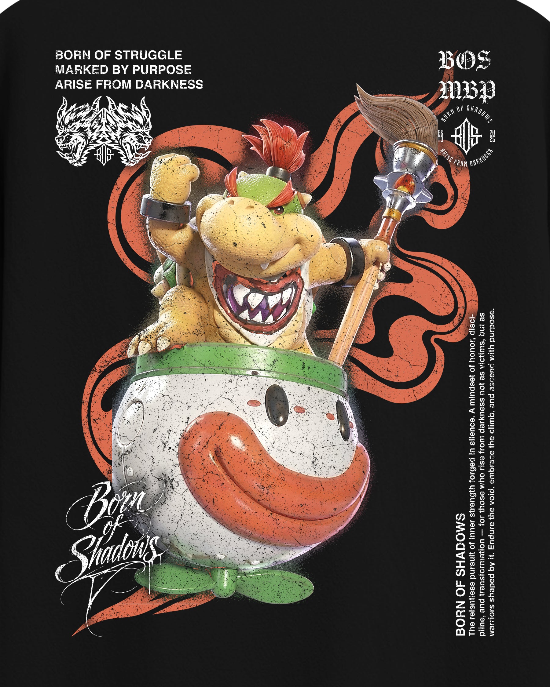 [Limited Edition] 'Mario Bros: Bowser Jr' Back T-Shirt