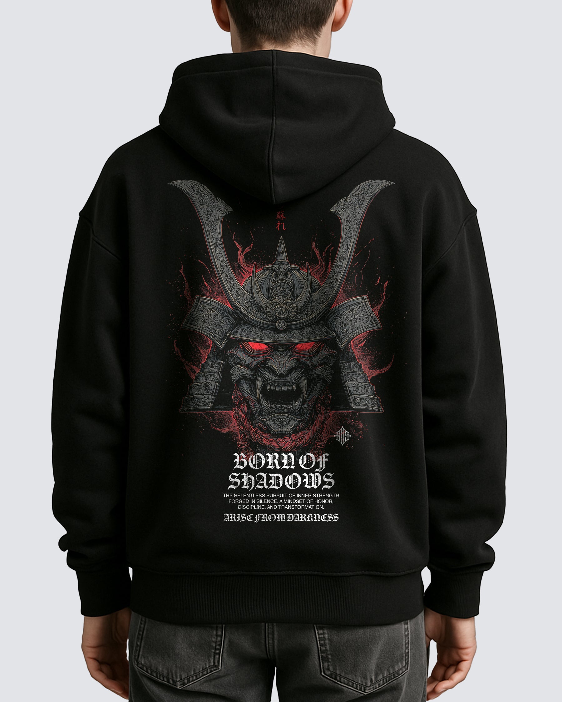 'Japanese: Shadow Shogun' Oversized Hoodie