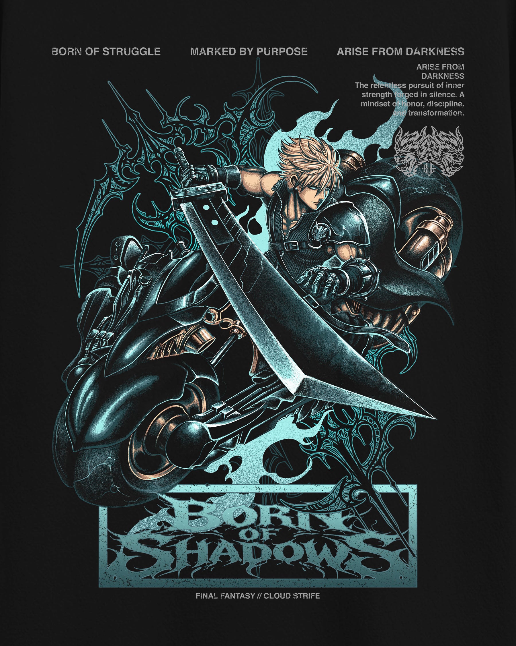 [Limited Edition] 'Final Fantasy: Cloud Strife' Front T-Shirt