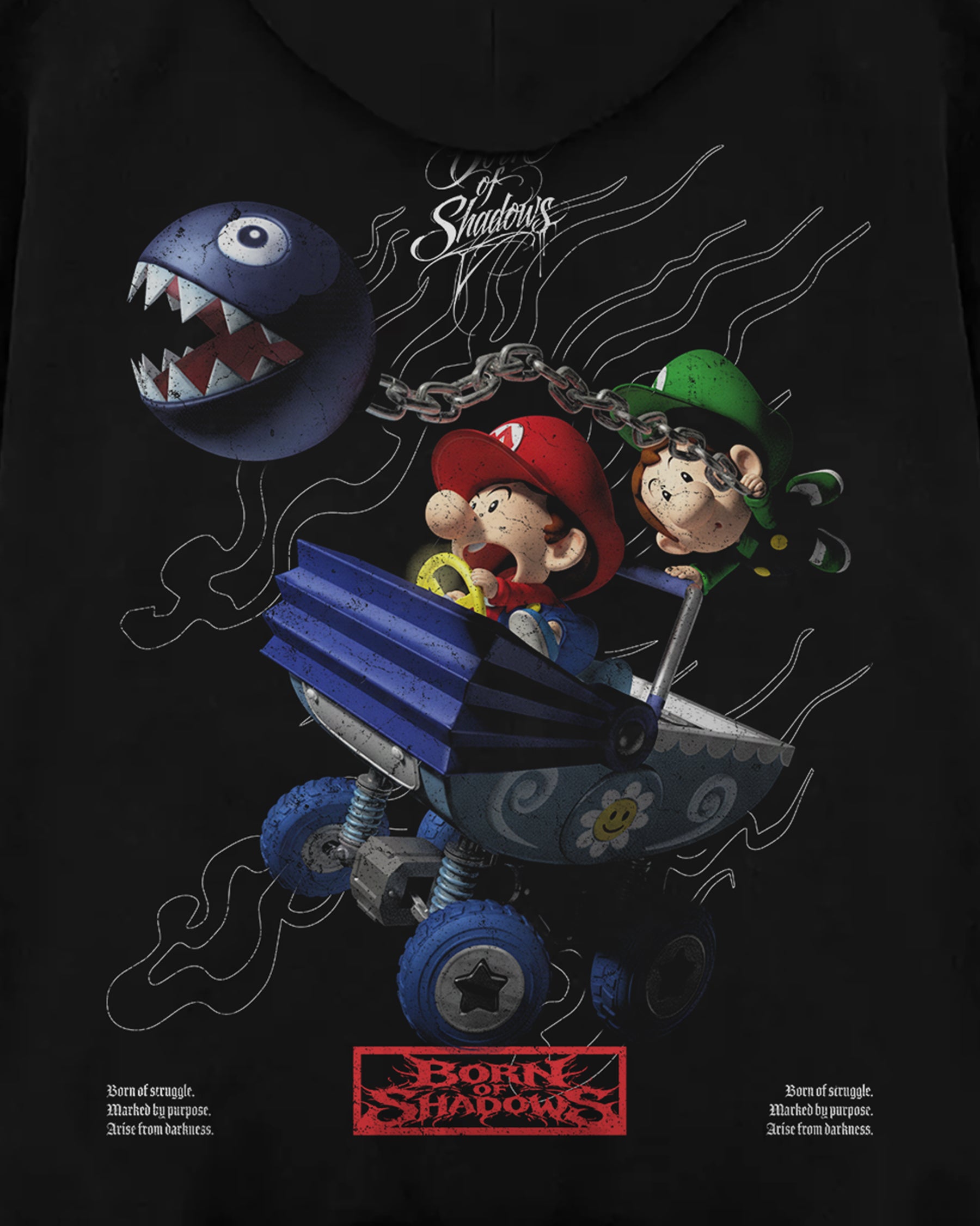 [Limited Edition] 'Mario Bros: Baby Mario & Luigi' Oversized Hoodie