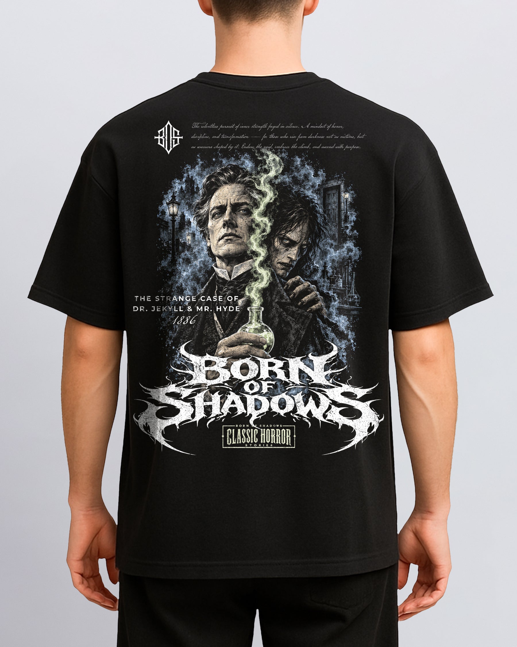 'Halloween: The strange case of Dr. Jekyll and Mr. Hyde 1886' Back T-Shirt