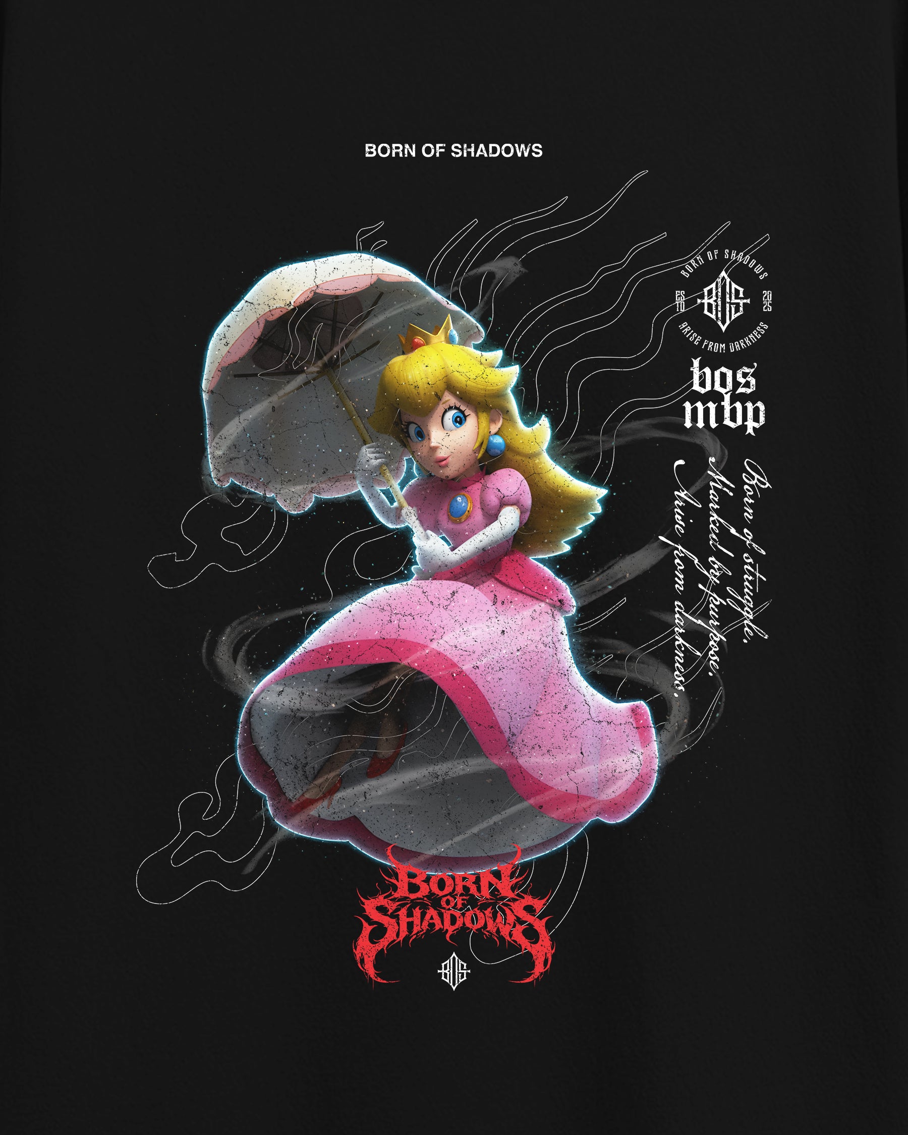 [Limited Edition] 'Mario Bros: Peach' Front T-Shirt