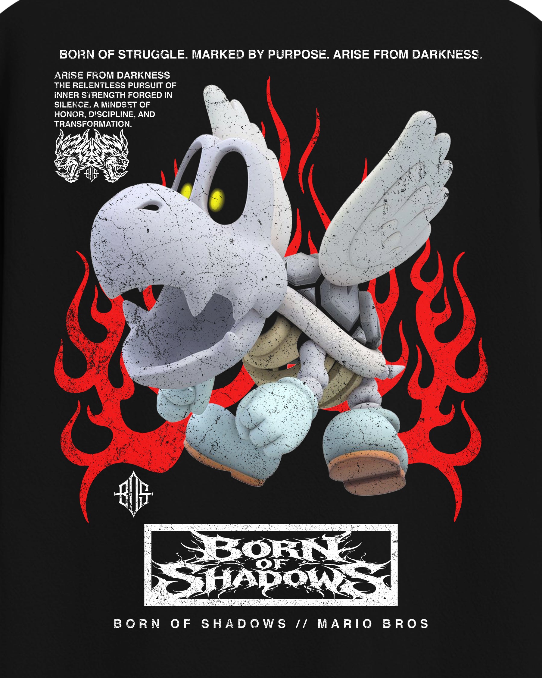 [Limited Edition] 'Mario Bros: Dry Bones' Back T-Shirt