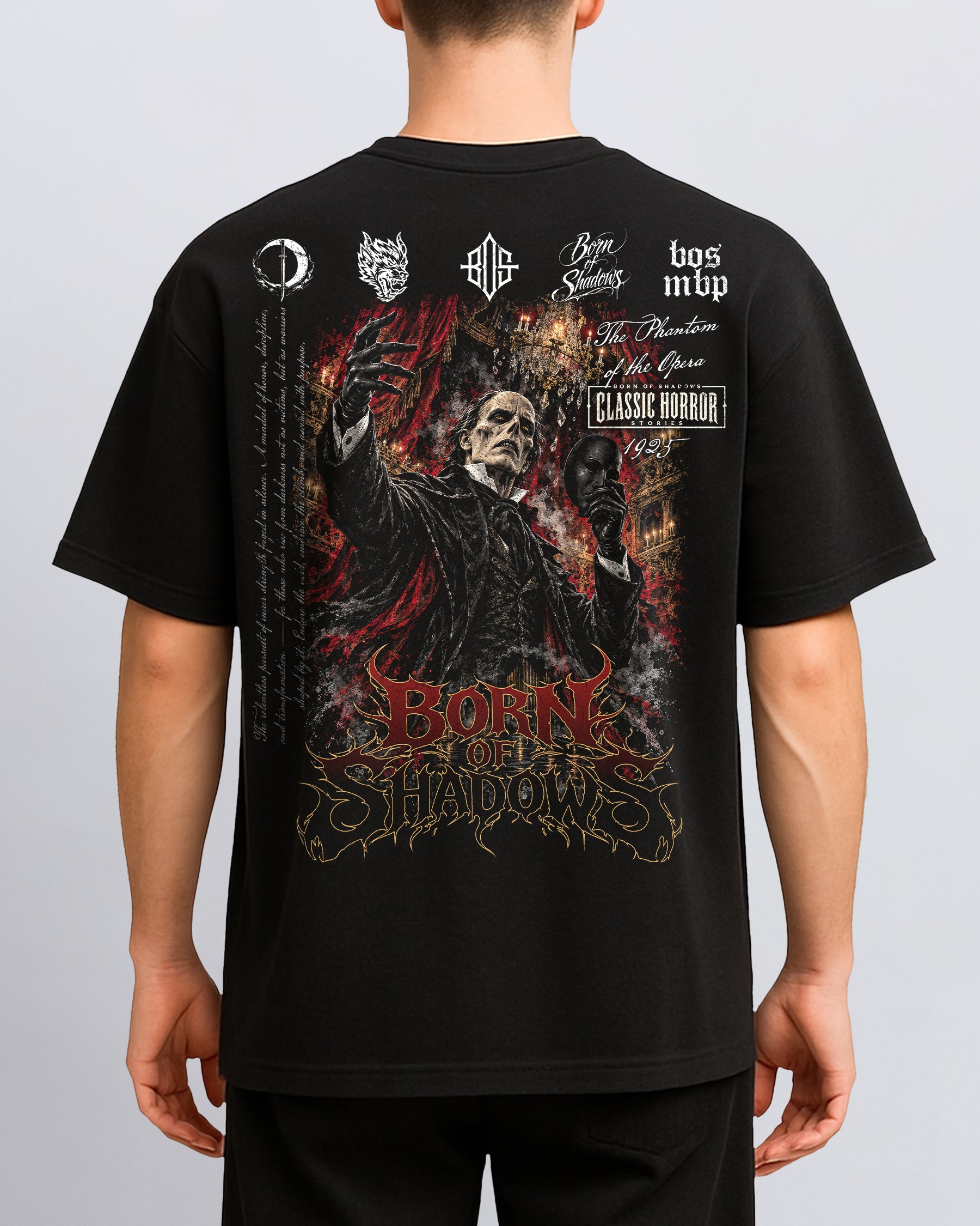 'Halloween: The Phantom of the Opera 1925' Back T-Shirt