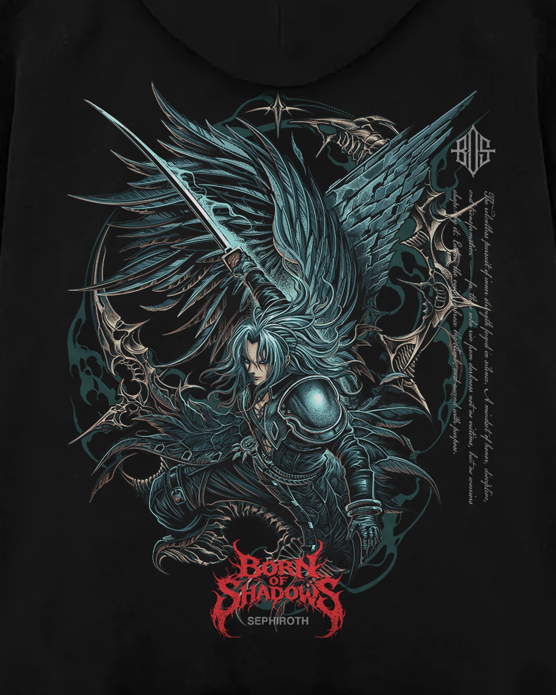 [Limited Edition] 'Final Fantasy: Sephiroth' Oversized Hoodie
