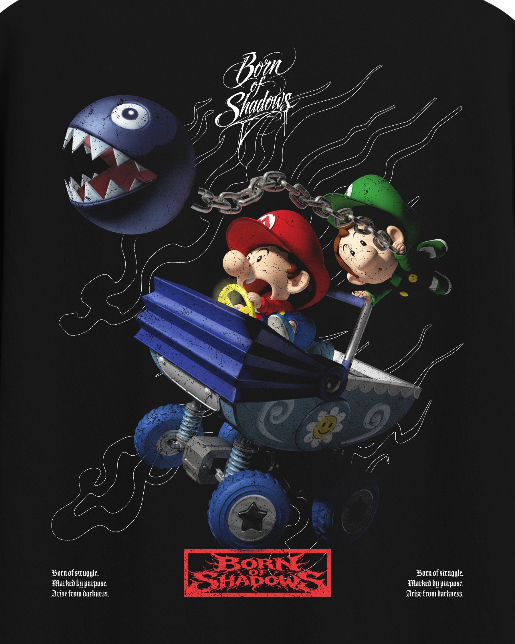 [Limited Edition] 'Mario Bros: Baby Mario & Luigi' Back T-Shirt