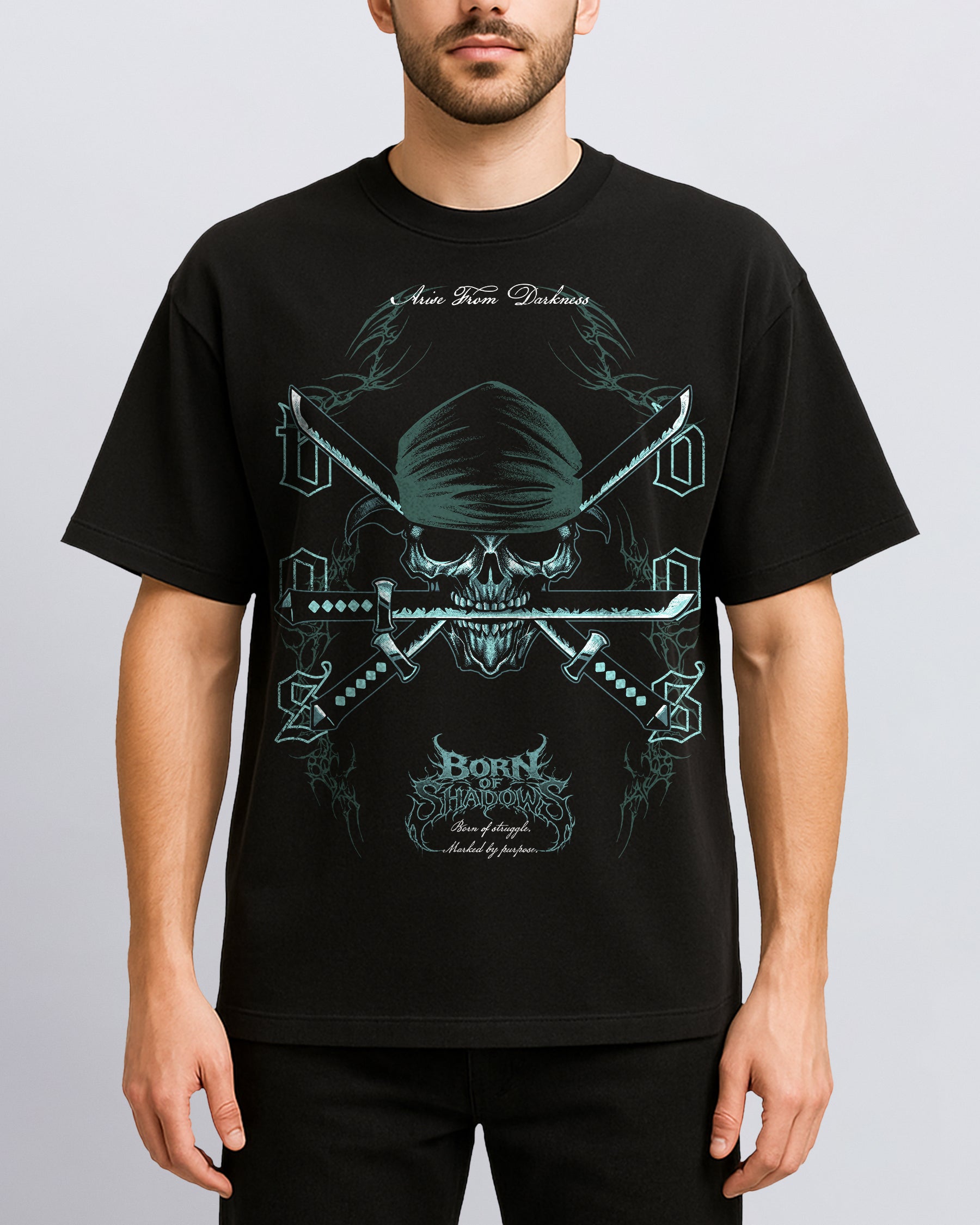 [Limited Edition] 'One Piece: Zoro's Skull' Front T-Shirt