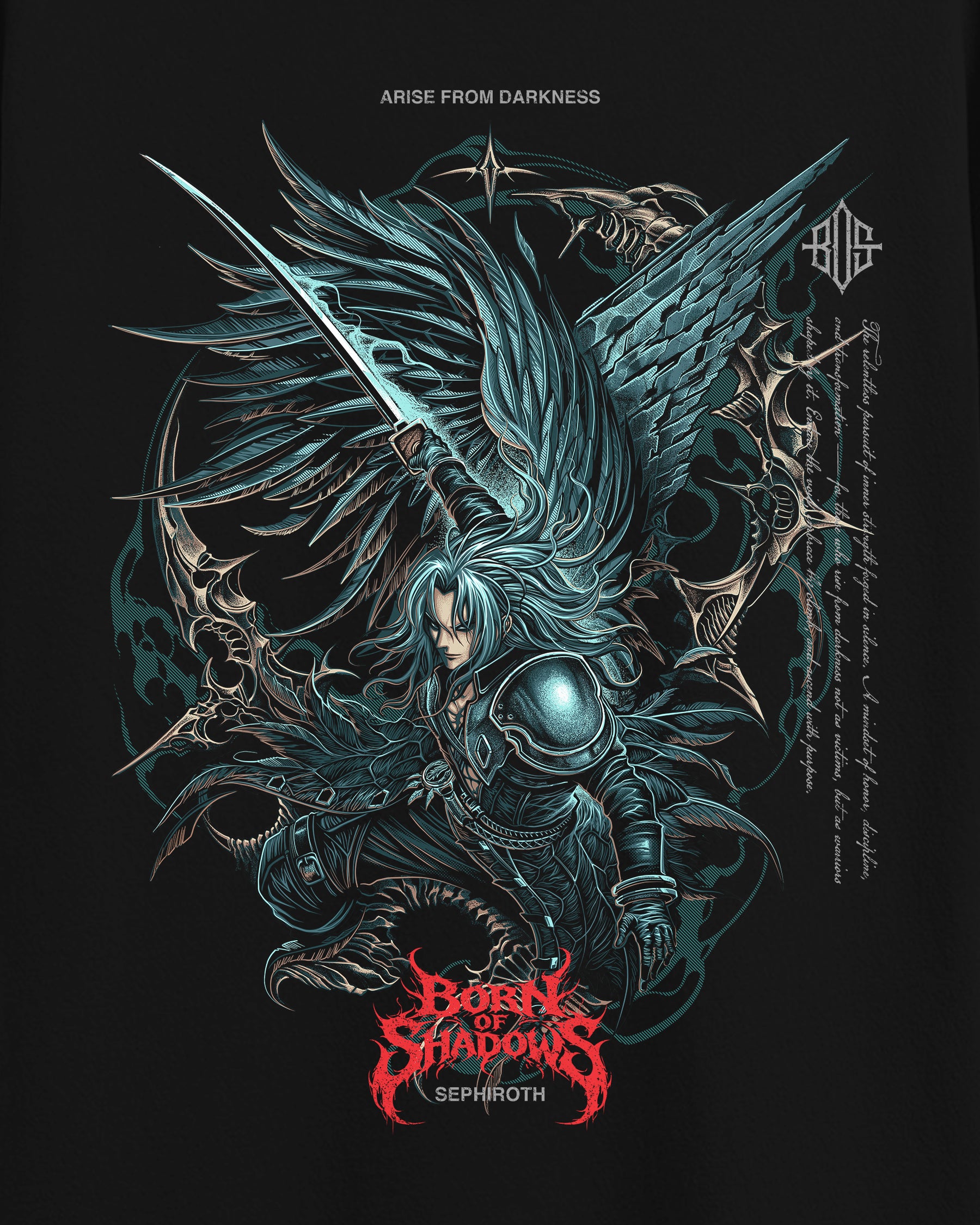 [Limited Edition] 'Final Fantasy: Sephiroth' Front T-Shirt