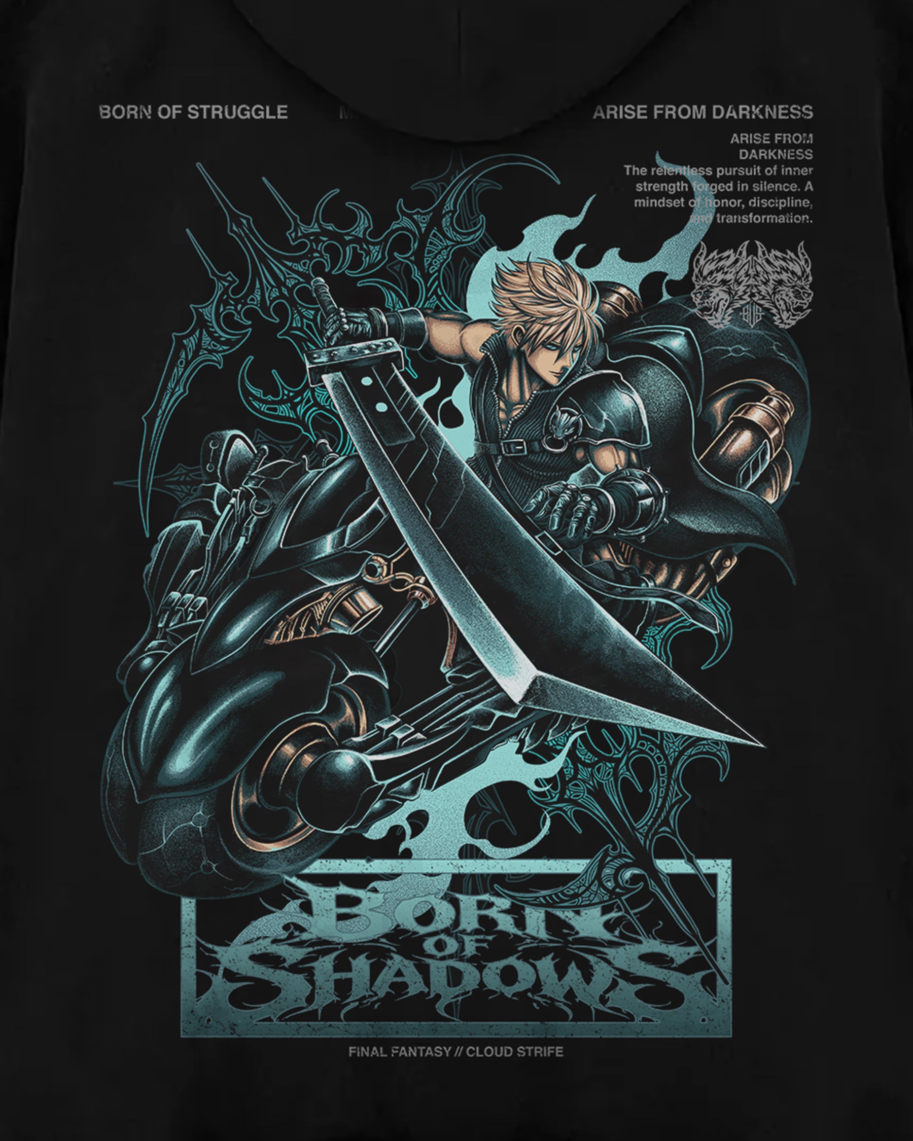 [Limited Edition] 'Final Fantasy: Cloud Strife' Oversized Hoodie