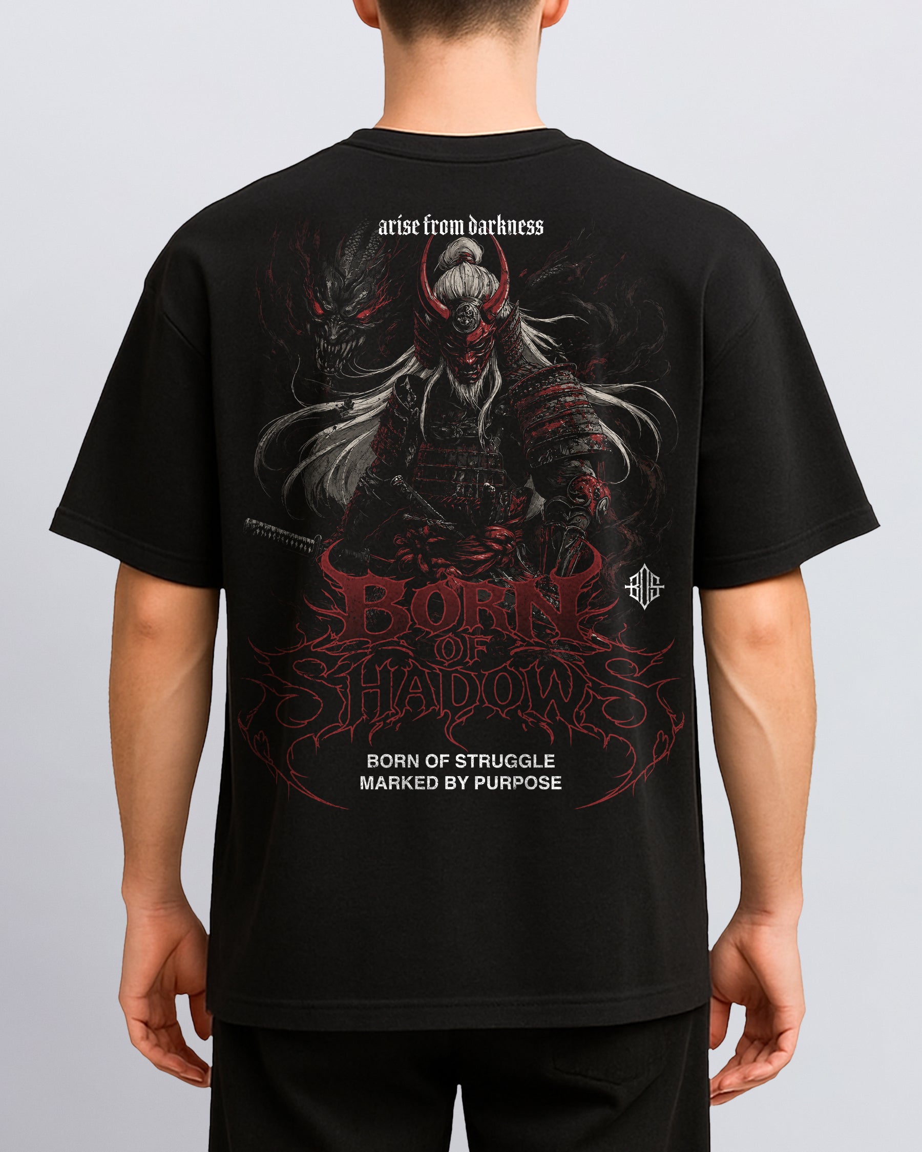 'Japanese: The Dark Ascendant' Back T-Shirt