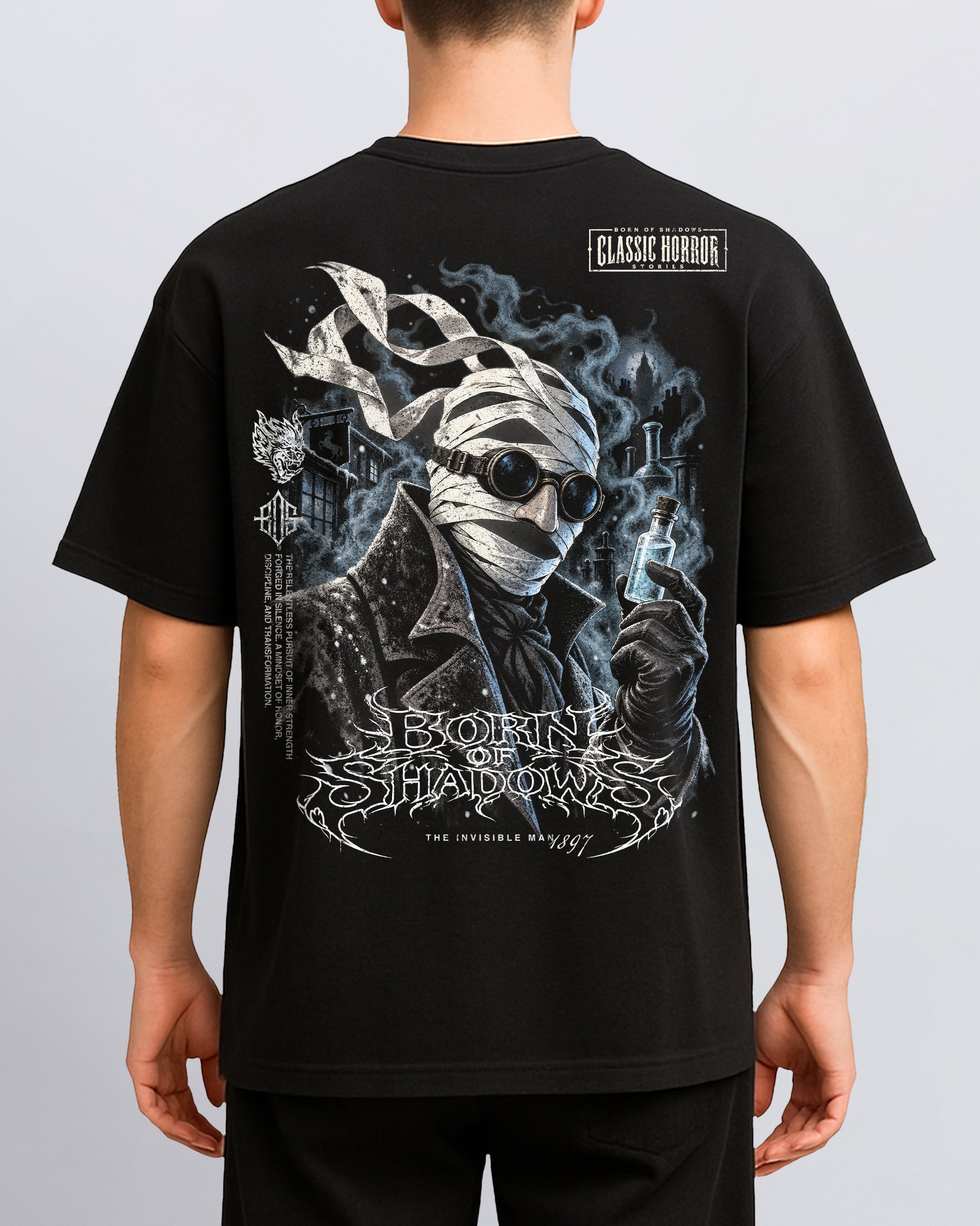 'Halloween: The Invisible Man 1897' Back T-Shirt