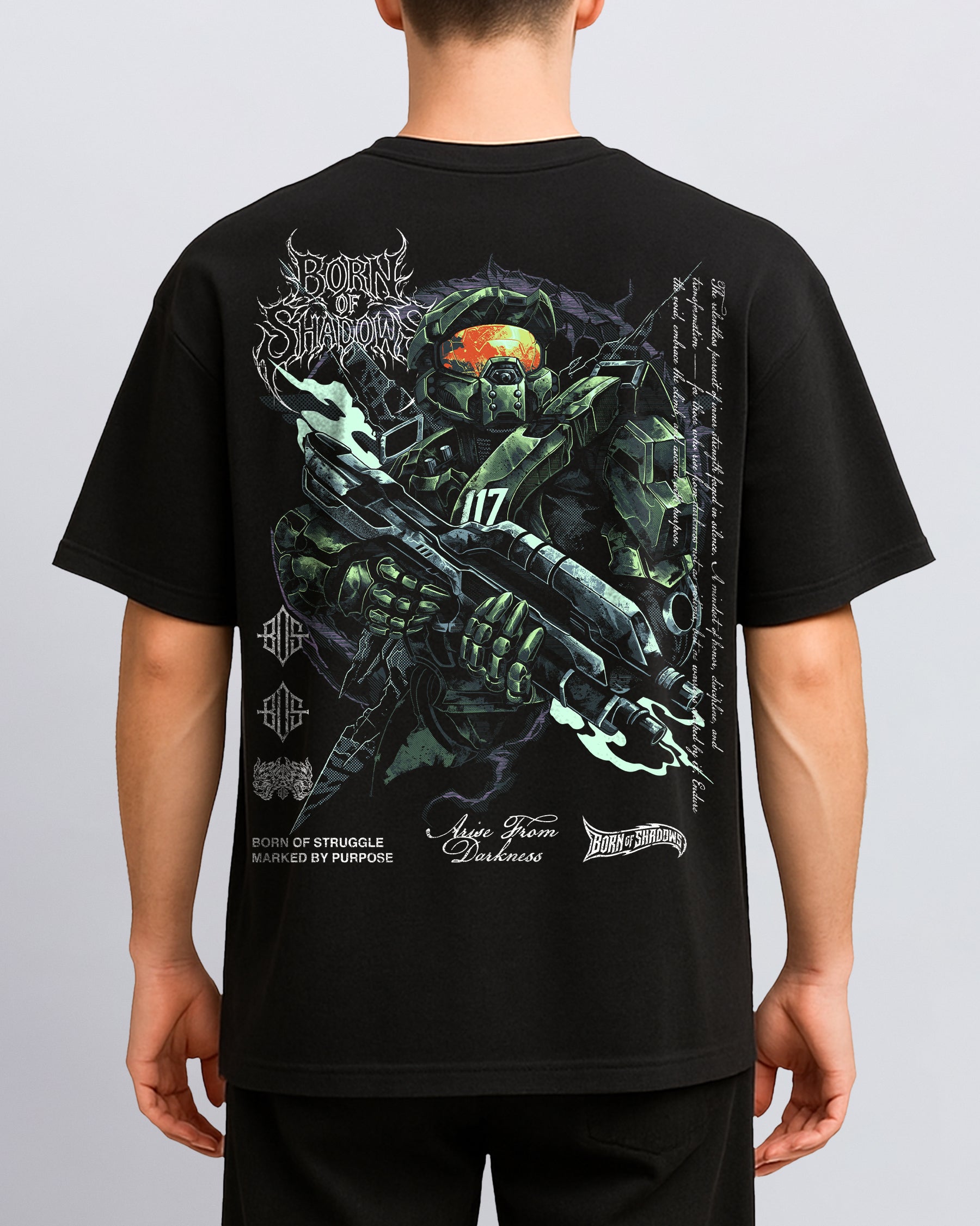 [Limited Edition] 'Halo: Master Chief' Back T-Shirt