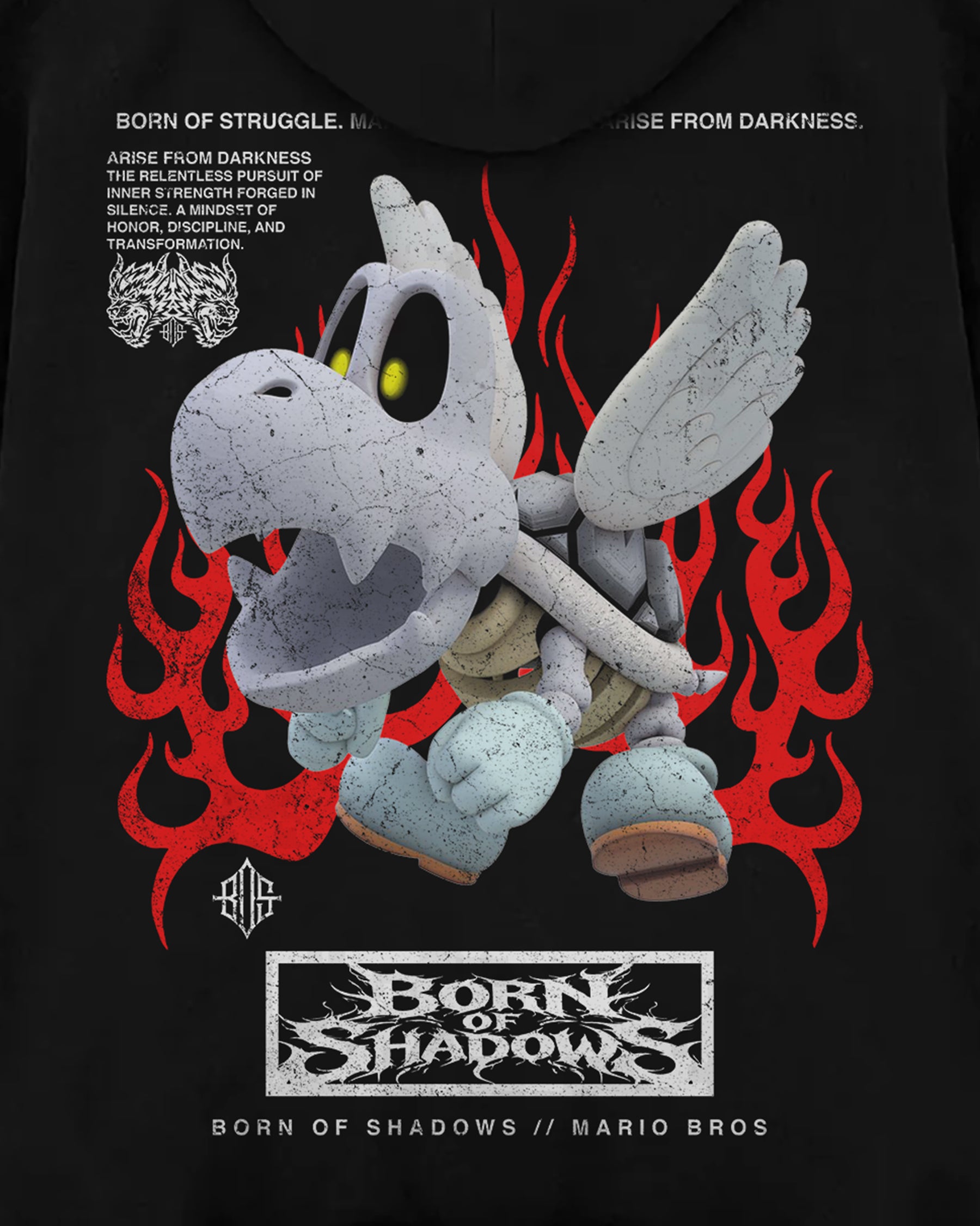 [Limited Edition] 'Mario Bros: Dry Bones' Oversized Hoodie