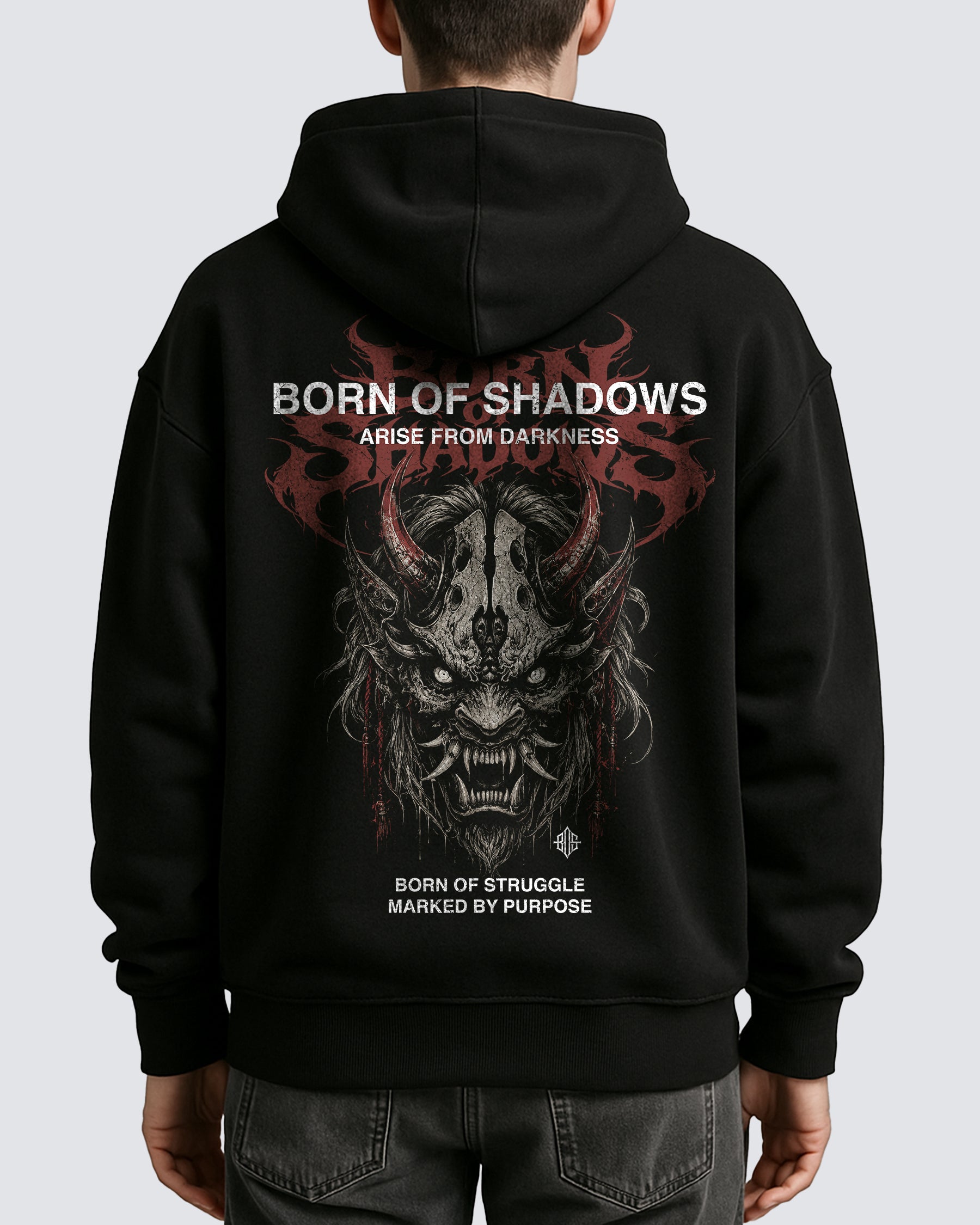 'Japanese: Oni Ascendant' Oversized Hoodie