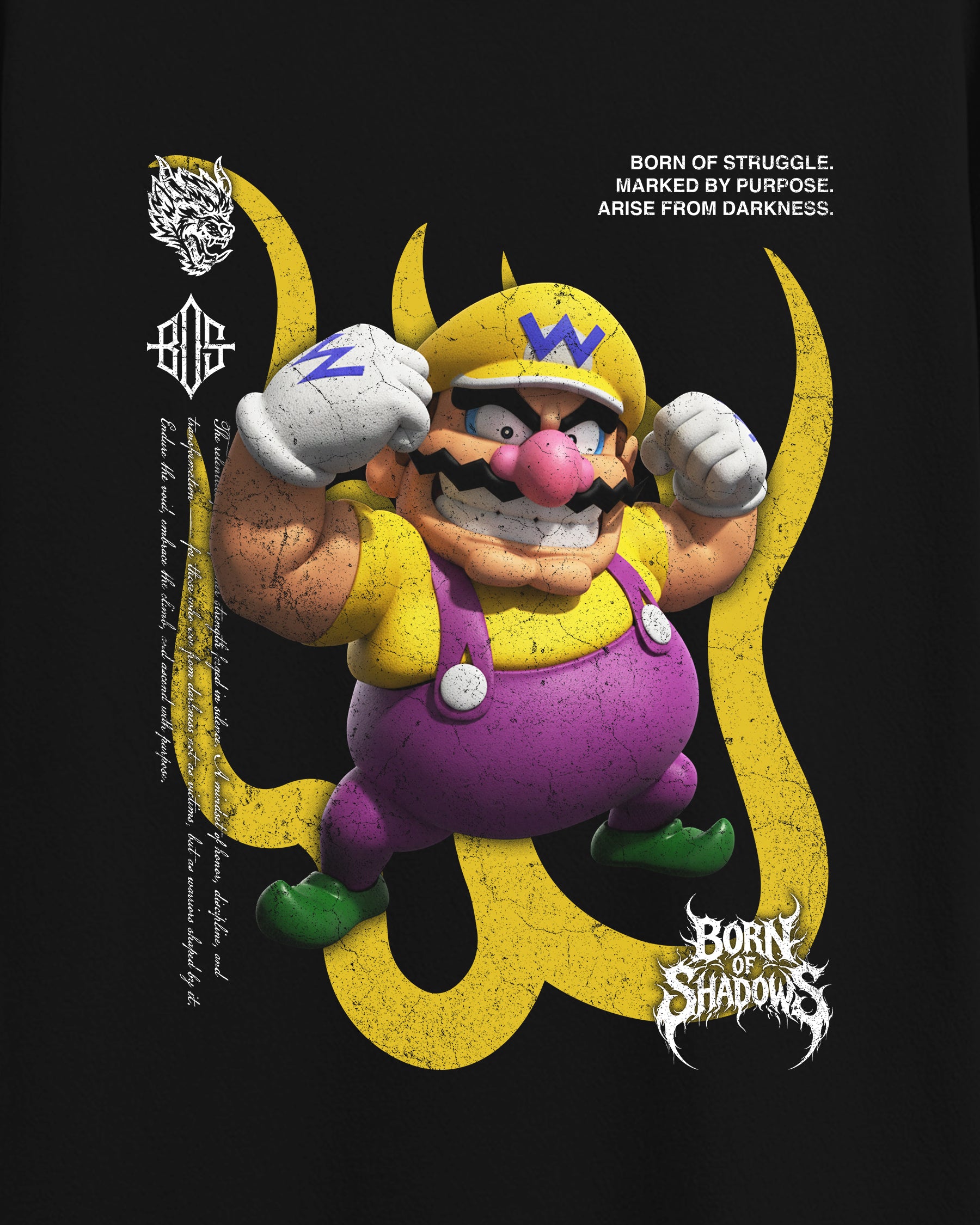 [Limited Edition] 'Mario Bros: Wario' Front T-Shirt