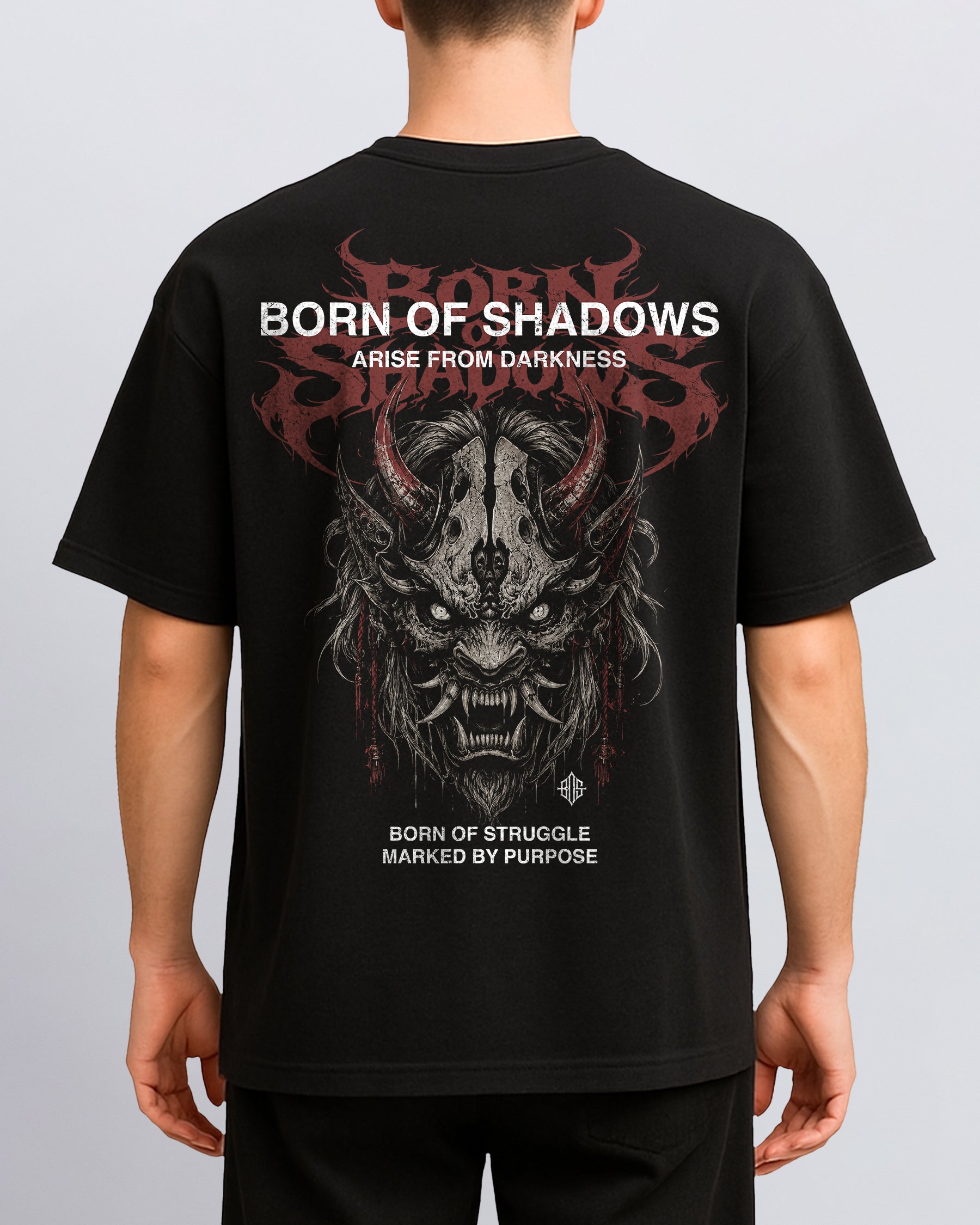 'Japanese: Oni Ascendant' Back T-Shirt