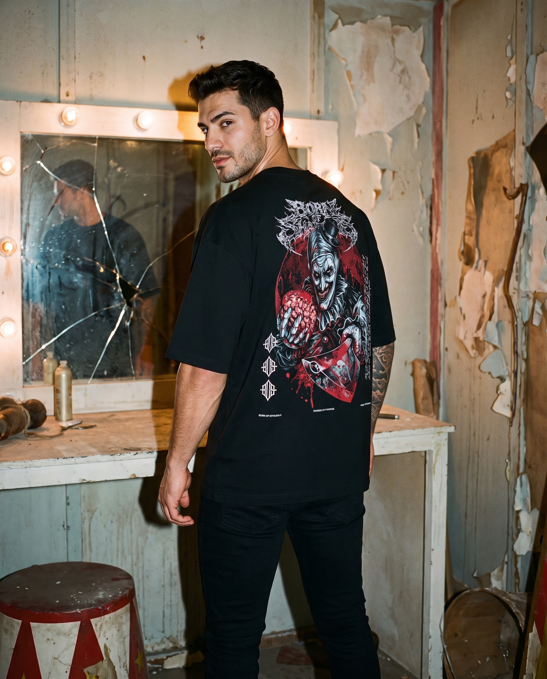 [Limited Edition] 'Halloween: The Miles County Clown' Back T-Shirt