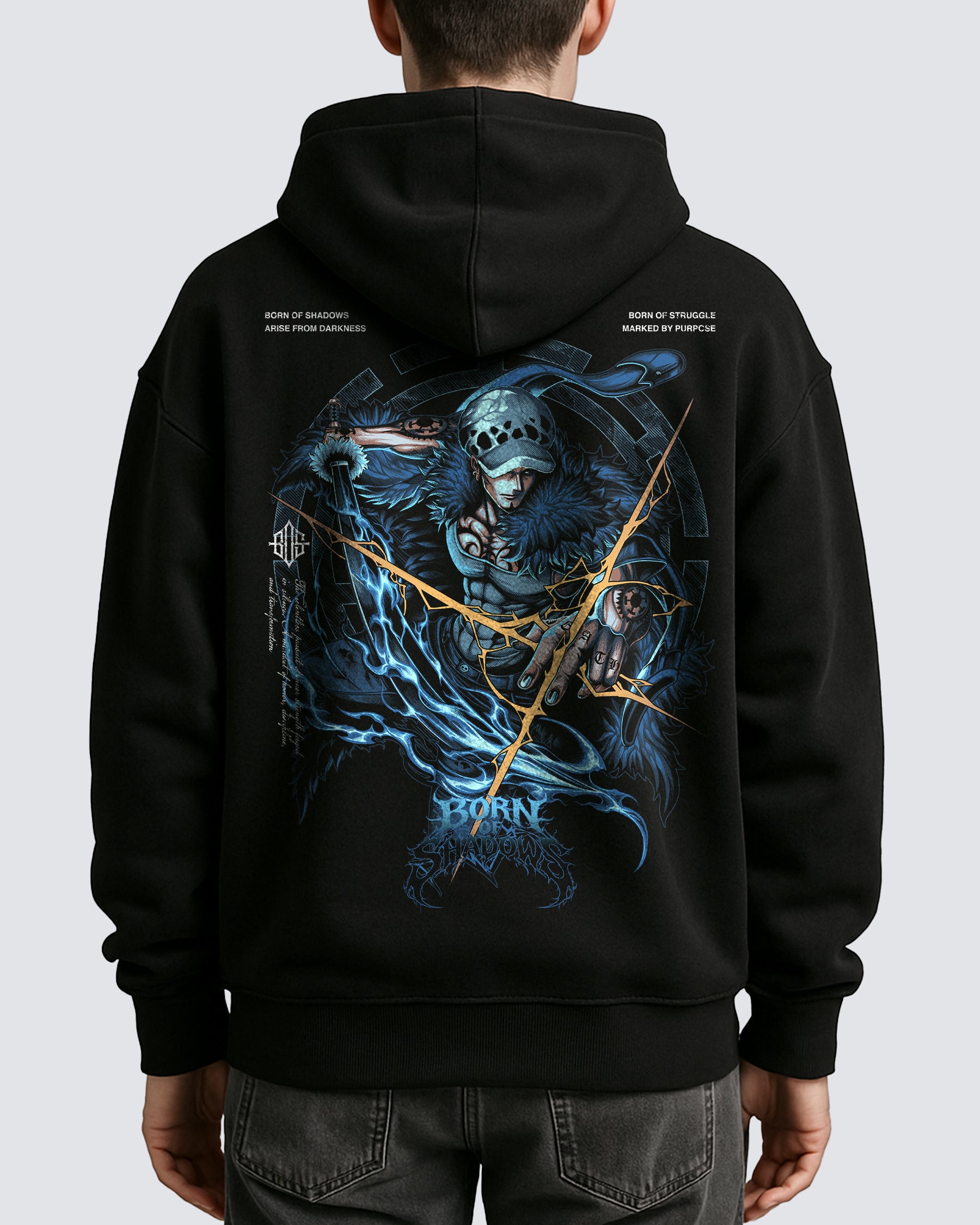[Limited Edition] 'One Piece: Trafalgar Law' Oversized Hoodie
