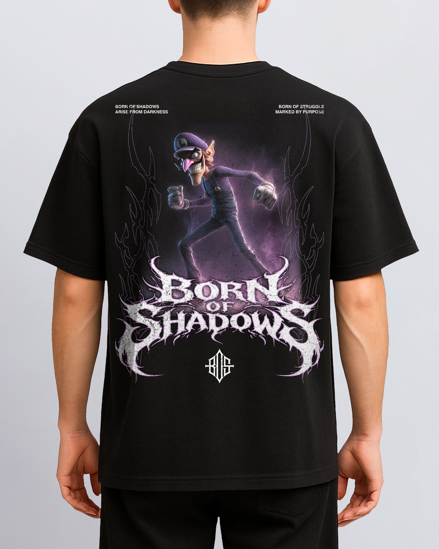 [Limited Edition] 'Mario Bros: Waluigi' Back T-Shirt