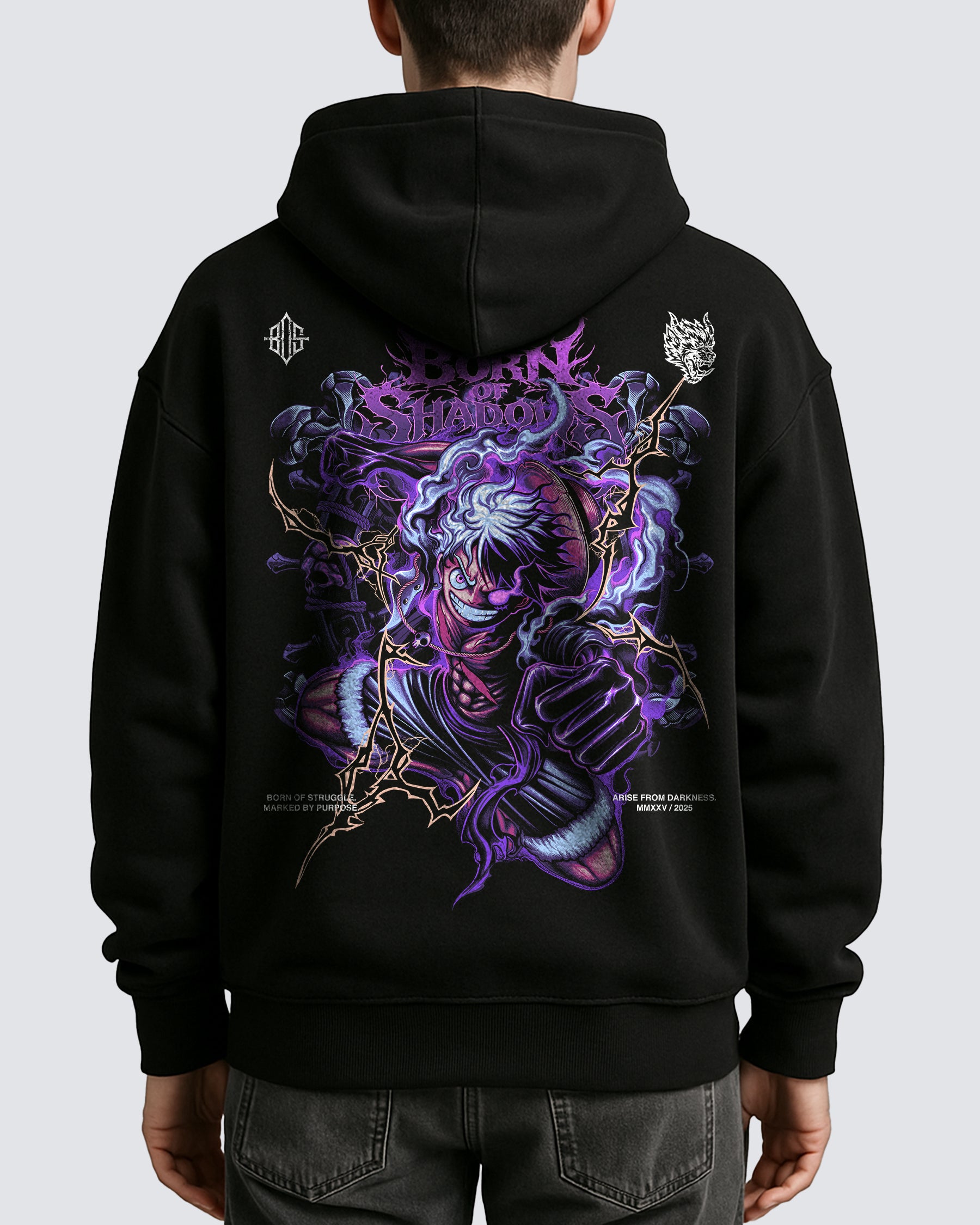 [Limited Edition] 'One Piece: Luffy Gear 5' Oversized Hoodie