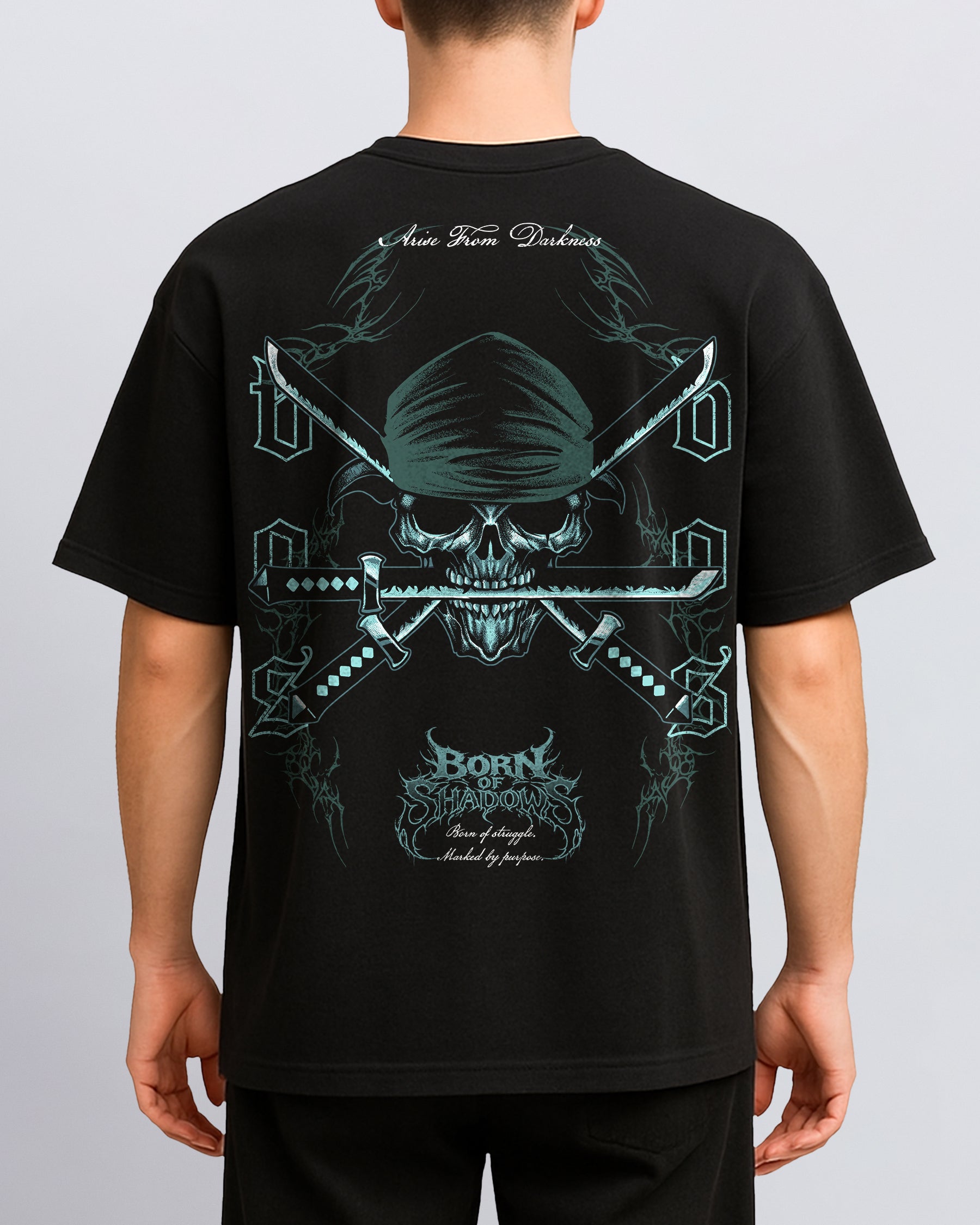 [Limited Edition] 'One Piece: Zoro's Skull' Back T-Shirt