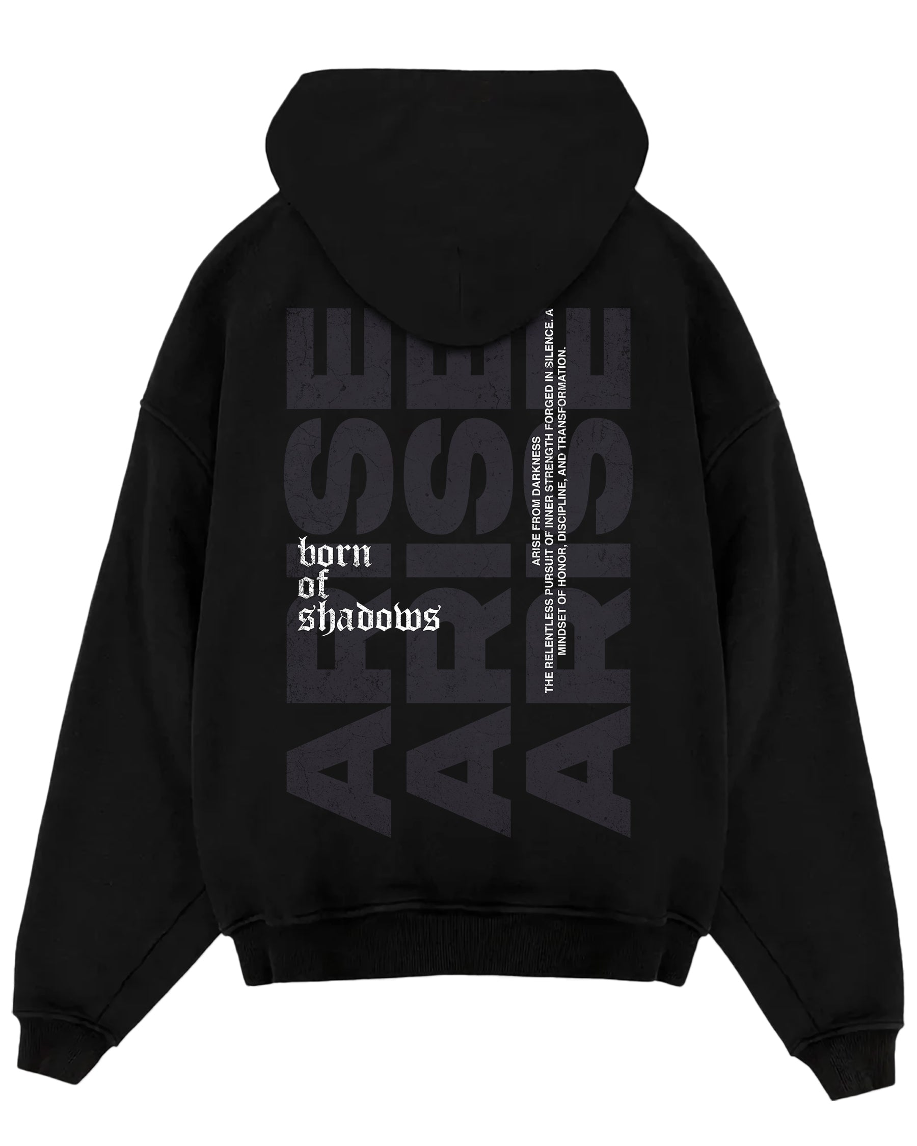 'Forged in Silence' Oversized Hoodie