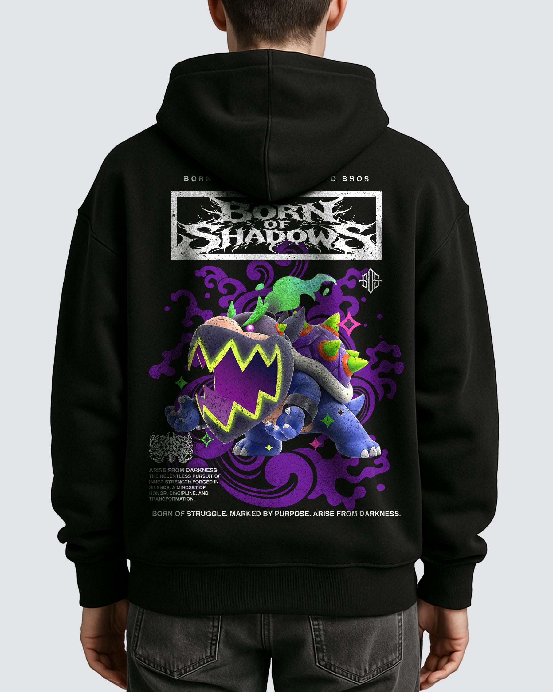 [Limited Edition] 'Mario Bros: Wonder Bowser Jr.' Oversized Hoodie