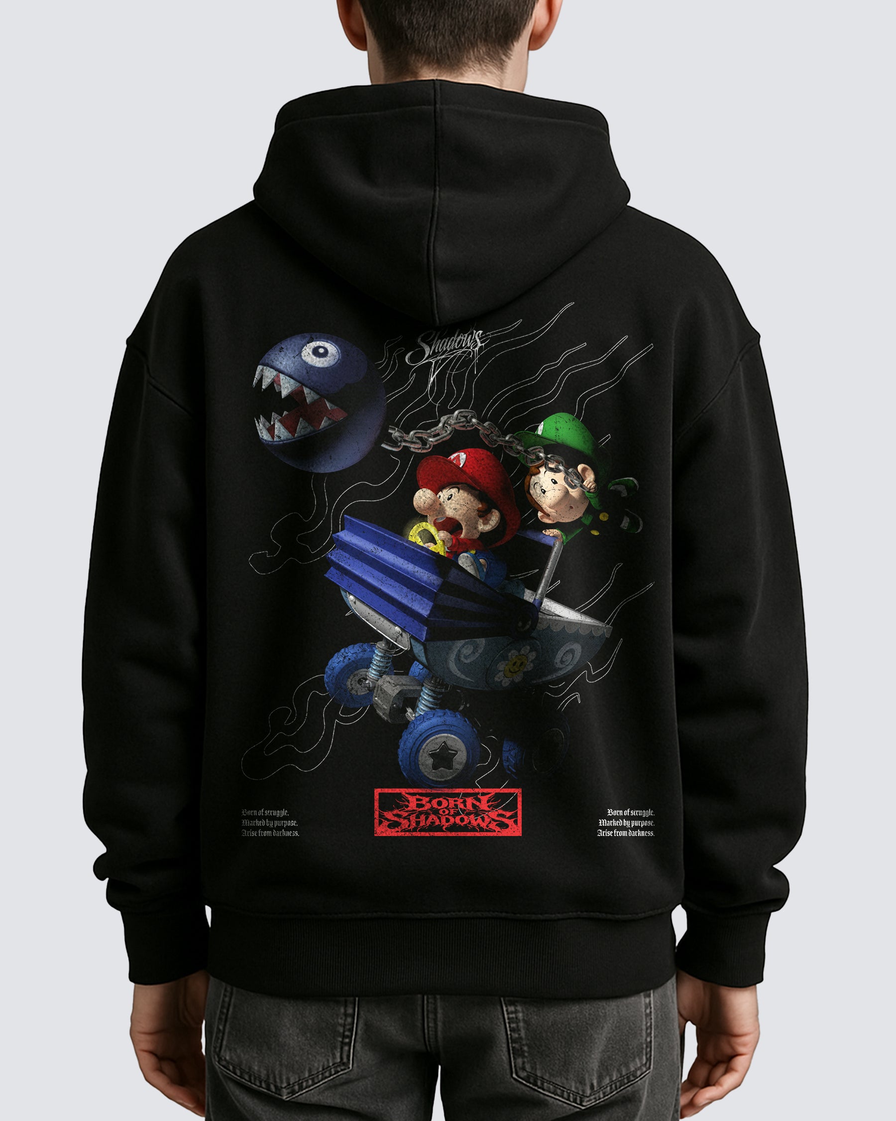 [Limited Edition] 'Mario Bros: Baby Mario & Luigi' Oversized Hoodie