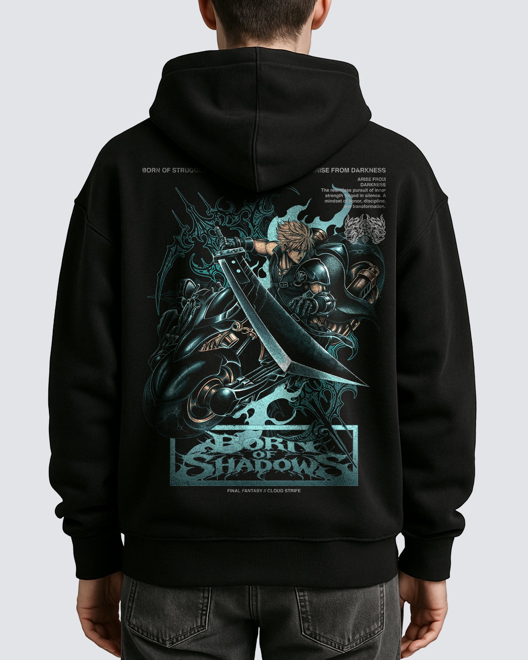 [Limited Edition] 'Final Fantasy: Cloud Strife' Oversized Hoodie