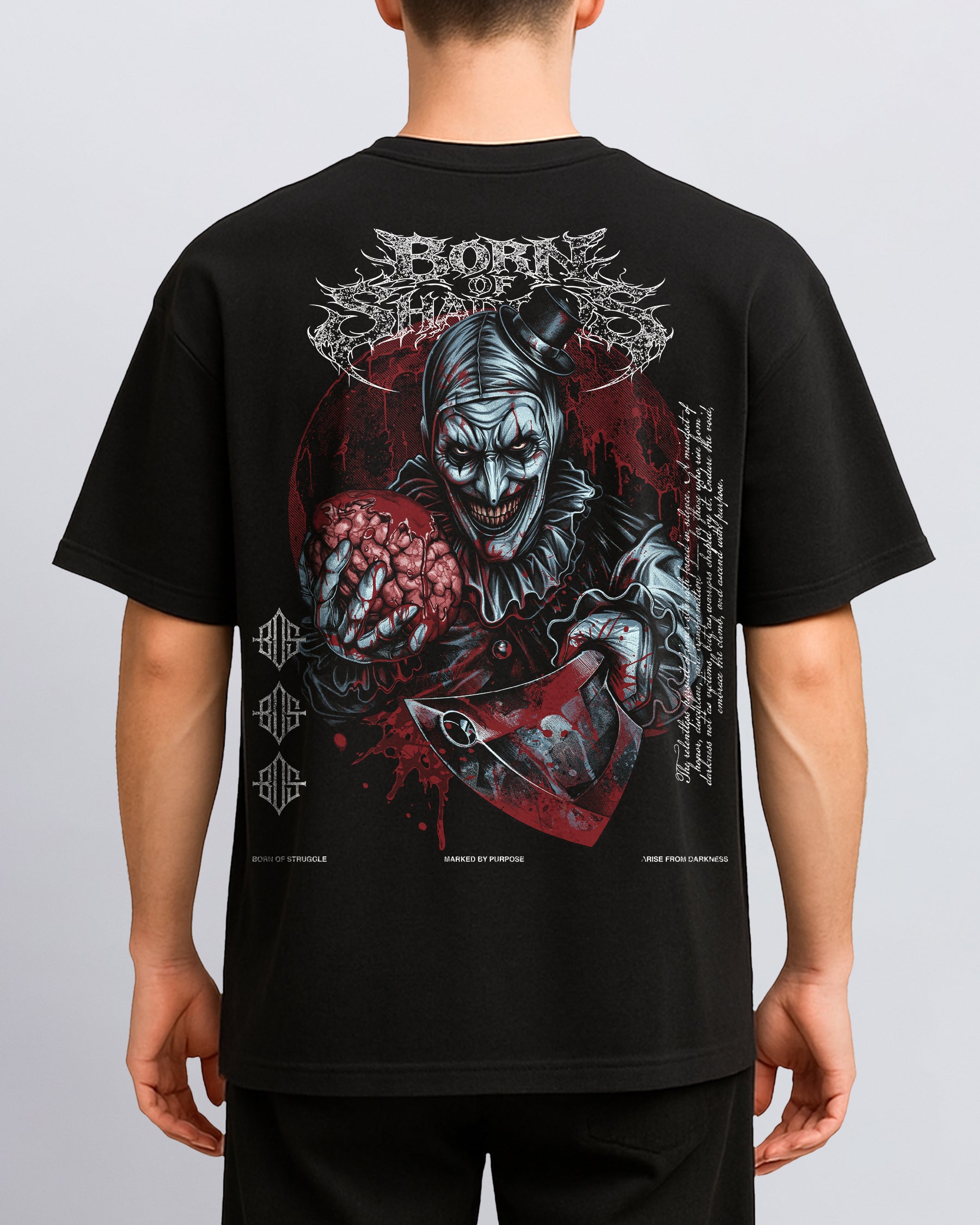 [Limited Edition] 'Halloween: The Miles County Clown' Back T-Shirt