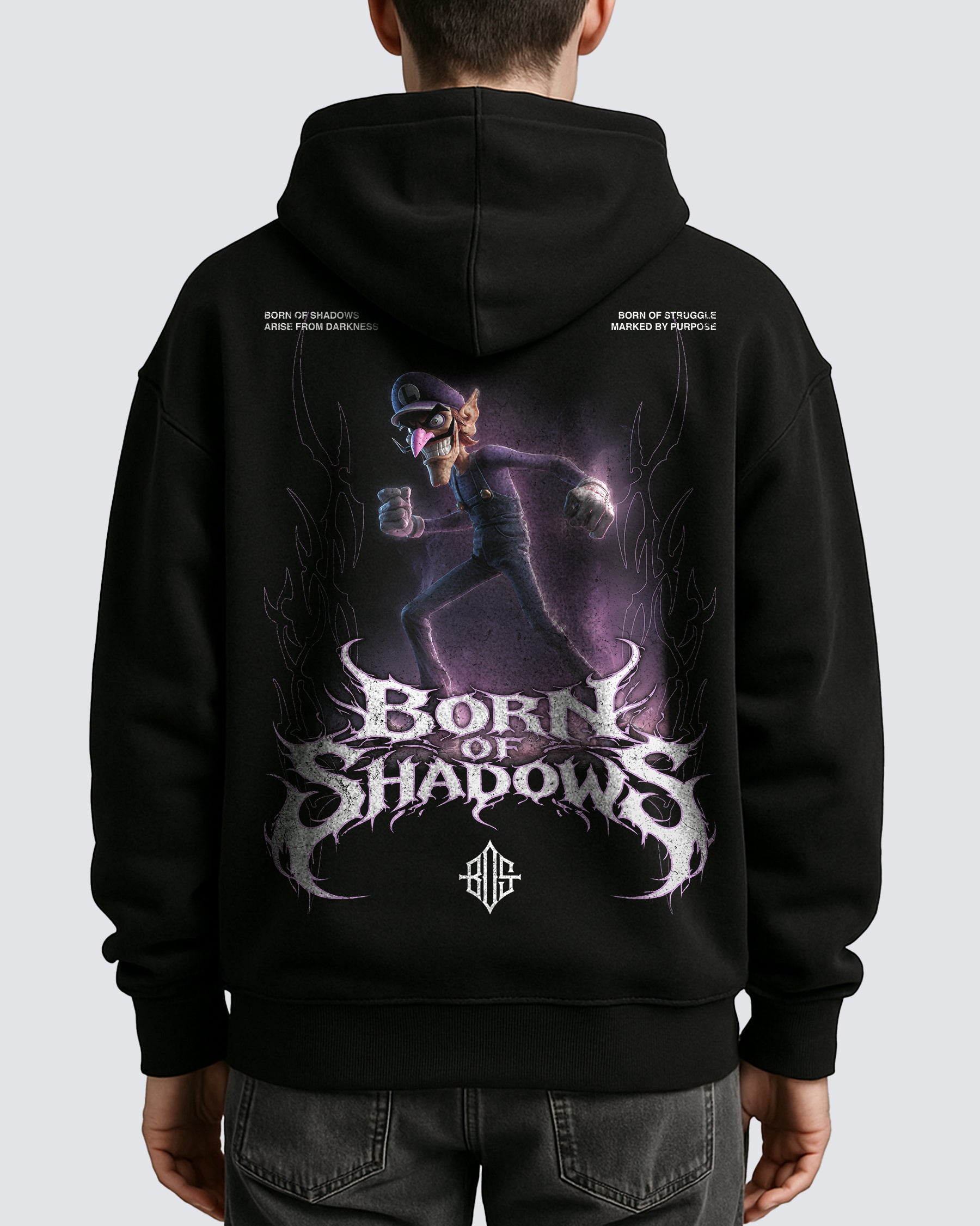 [Limited Edition] 'Mario Bros: Waluigi' Oversized Hoodie