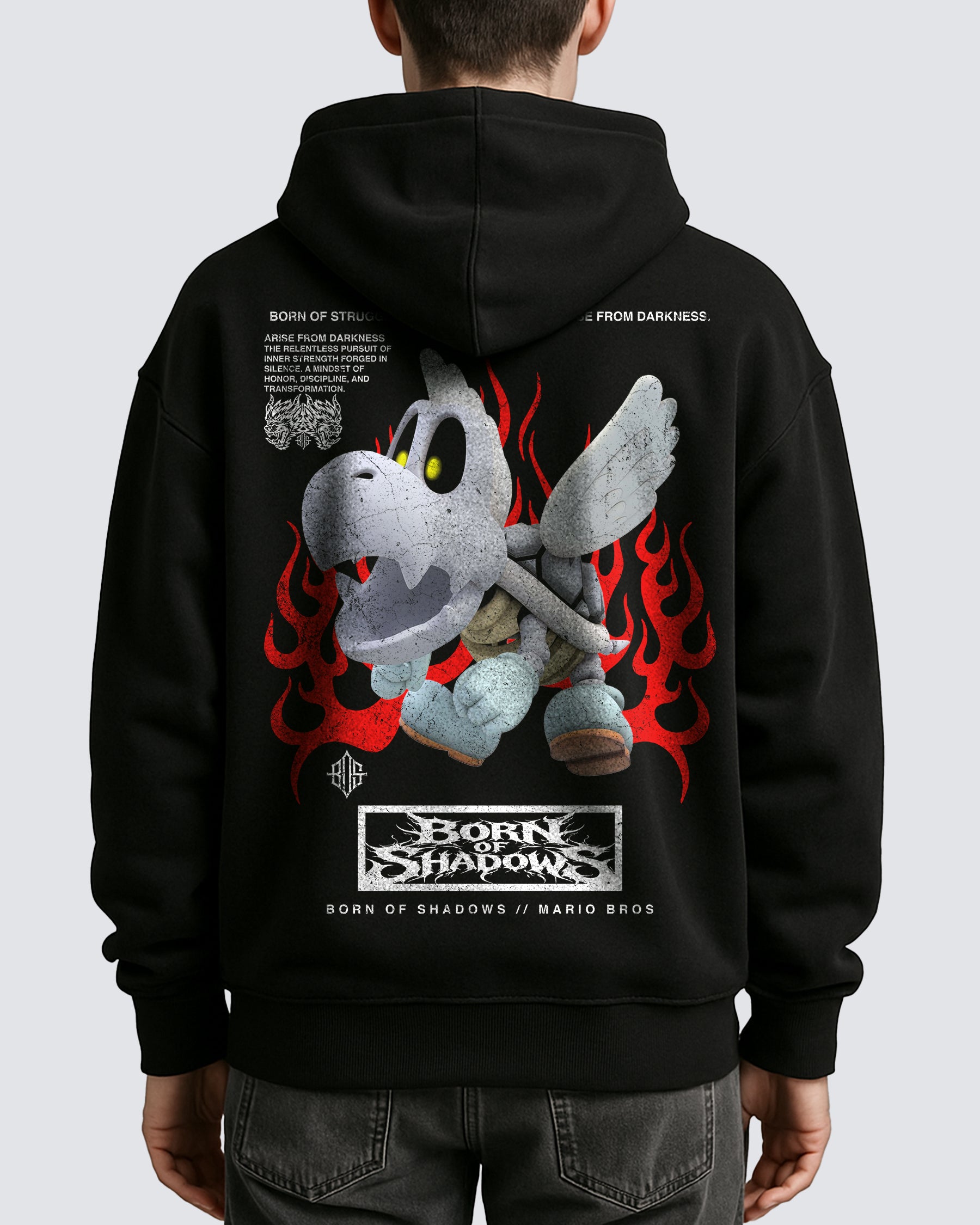 [Limited Edition] 'Mario Bros: Dry Bones' Oversized Hoodie